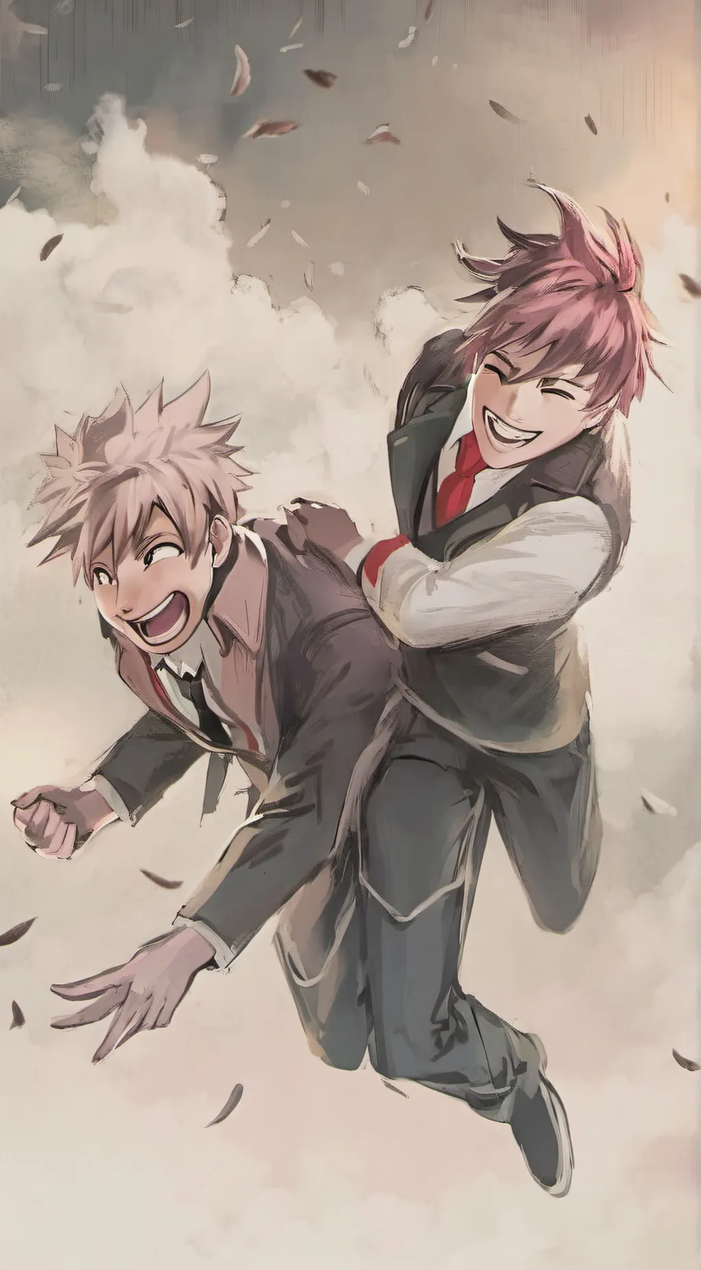 ai character: Ui Goku And GokuBR background