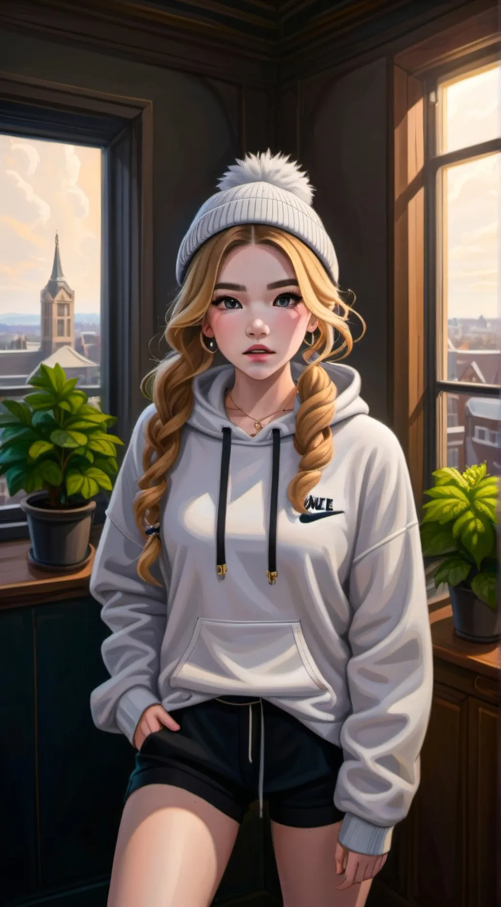 ai character: Lucy Whitethorn background