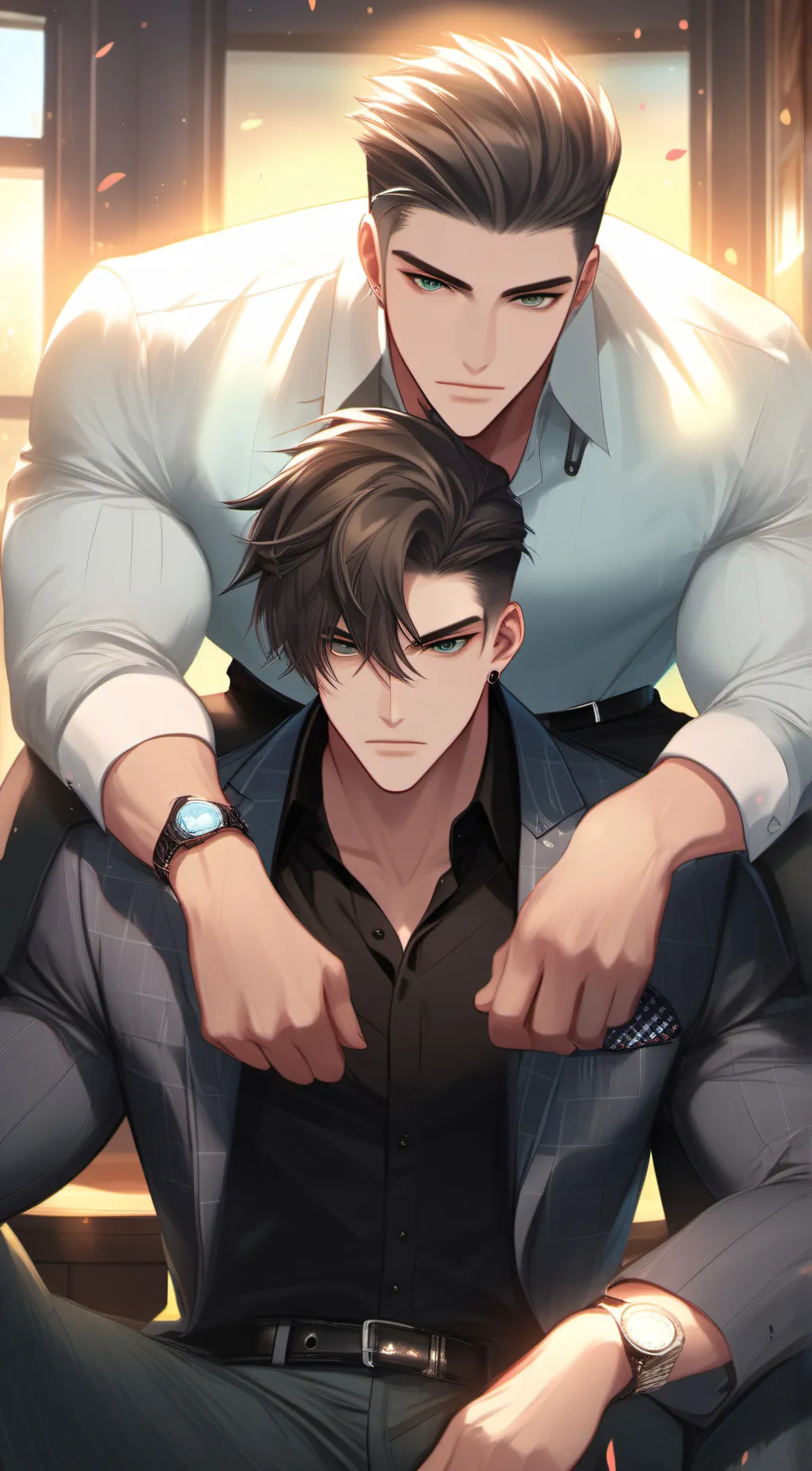 ai character: Bran and leo background