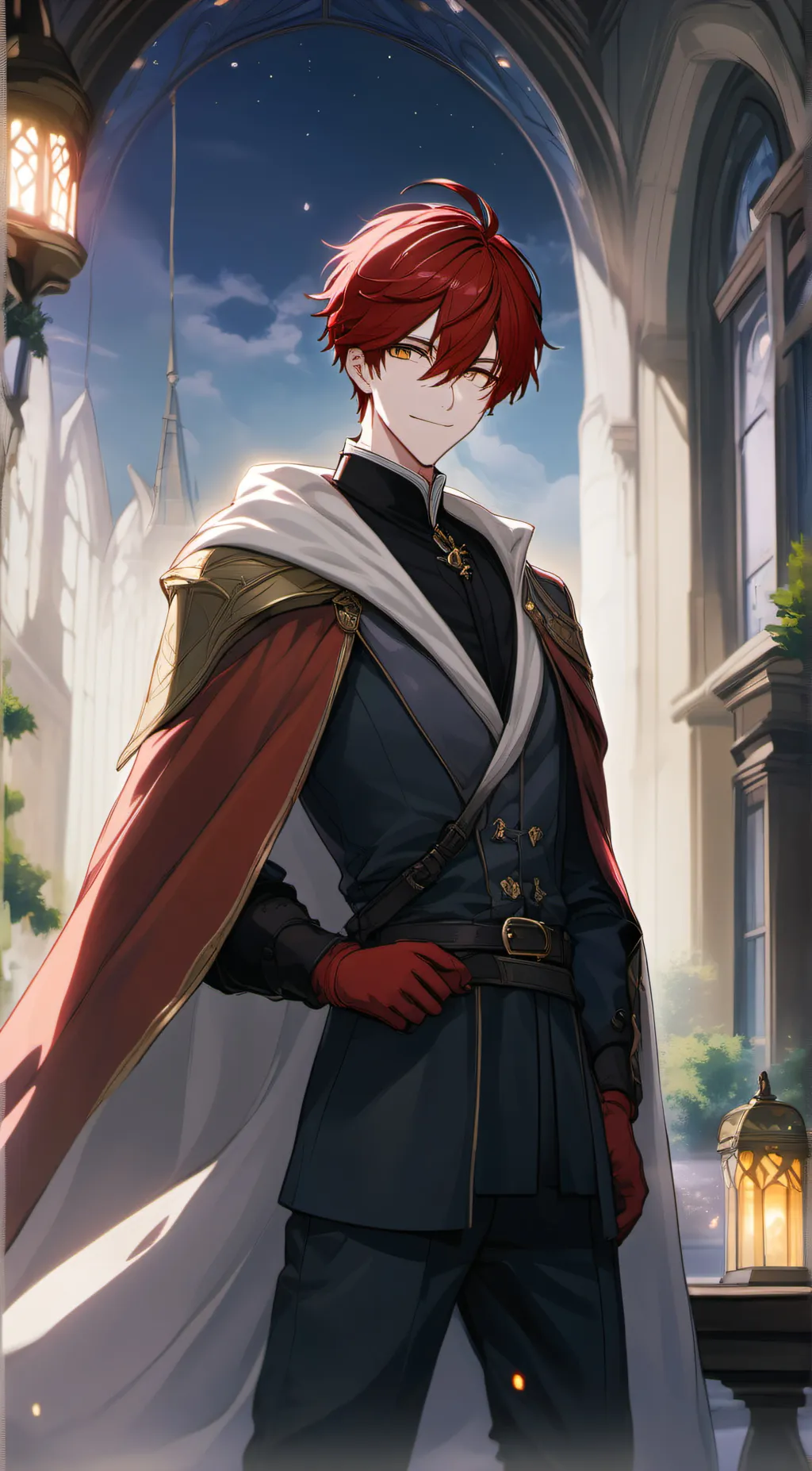 ai character: Cape background