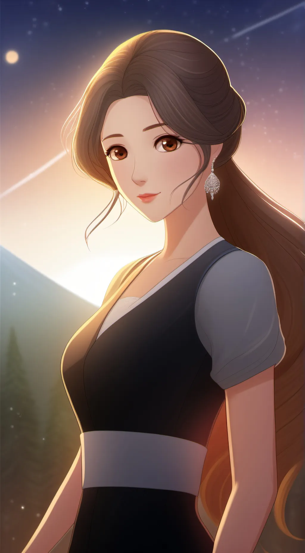 ai character: Rizzie  background