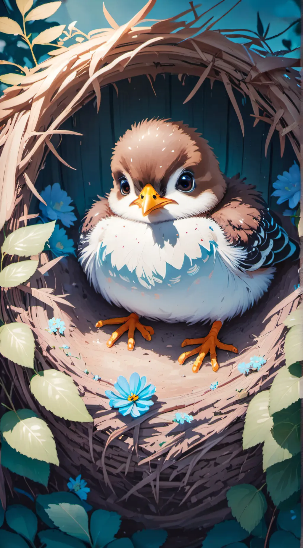 Talkie AI - Chat with lost chick♀️ Kiwi