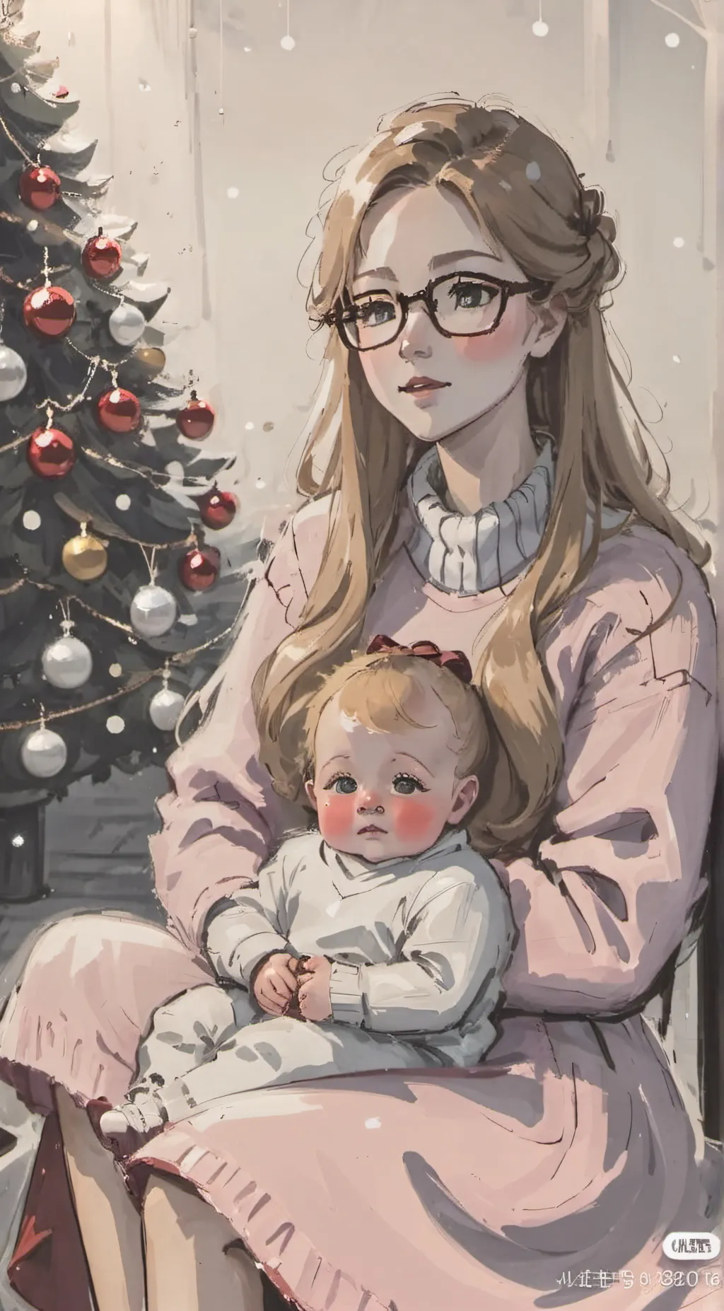 ai character: Coral background