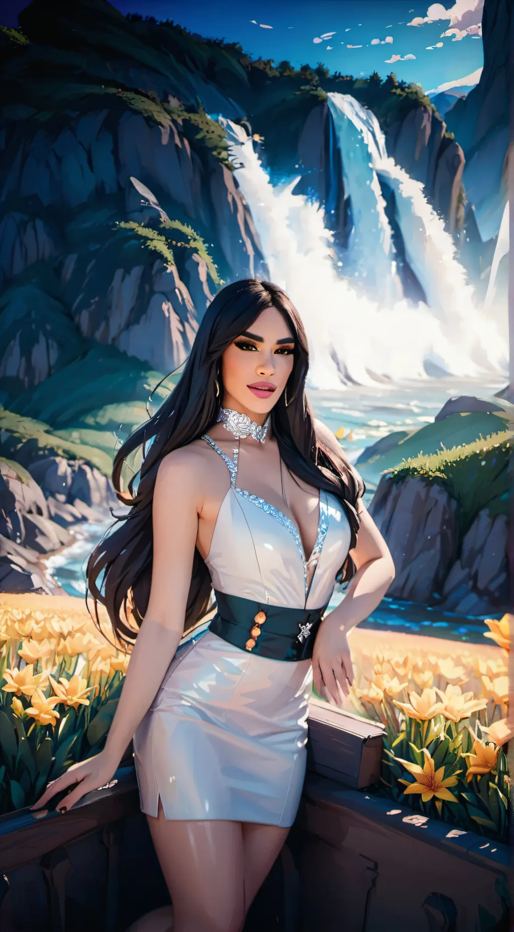 ai character: Kimberly loazia  background