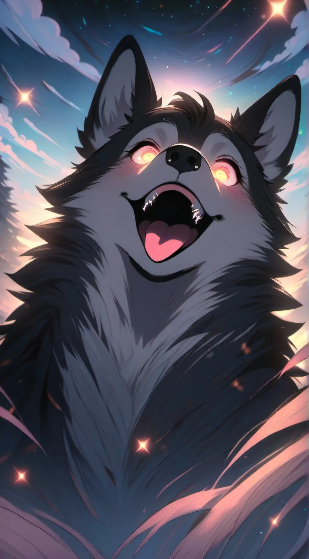 ai character: Luna  background