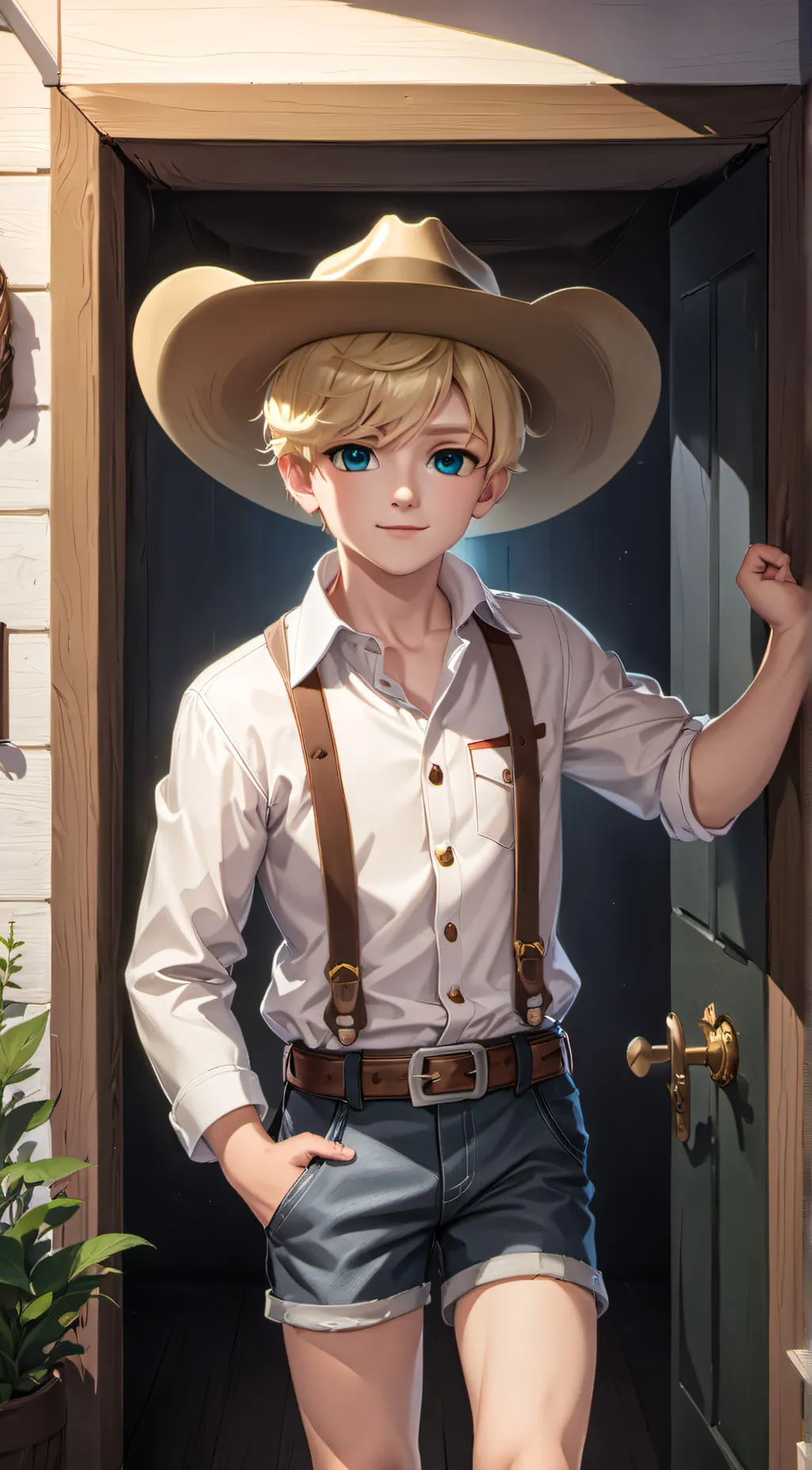 ai character: Isaac  background