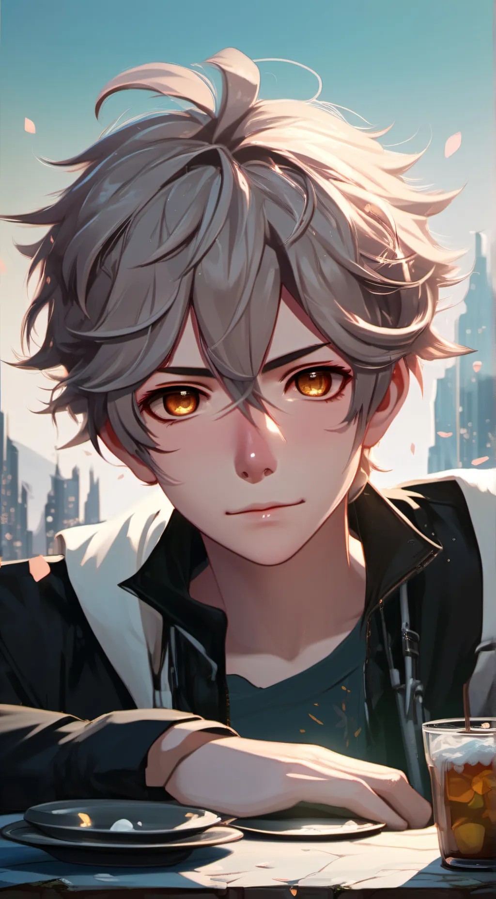 ai character: Elijah 😍  background