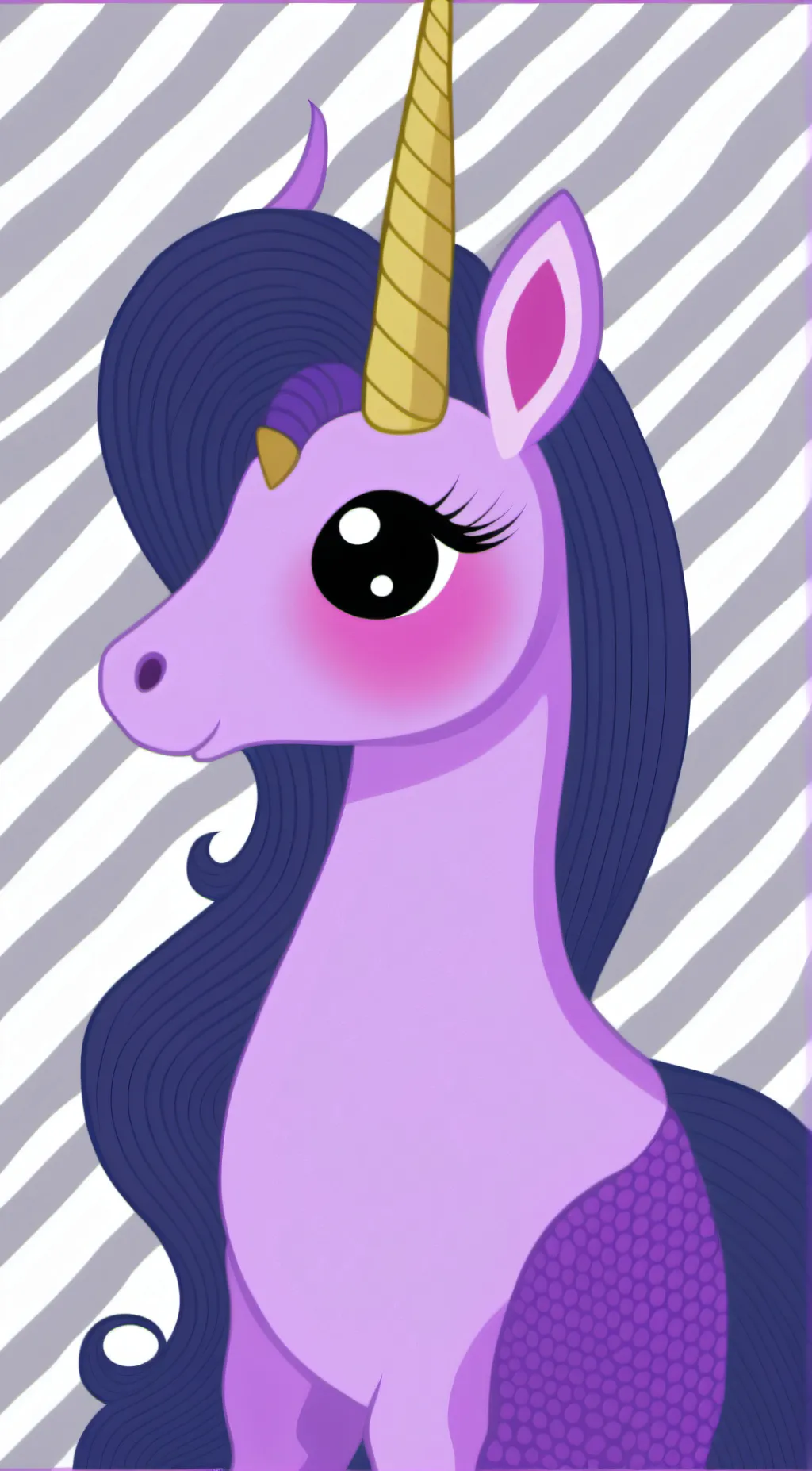 ai character: Twilight sparkle background