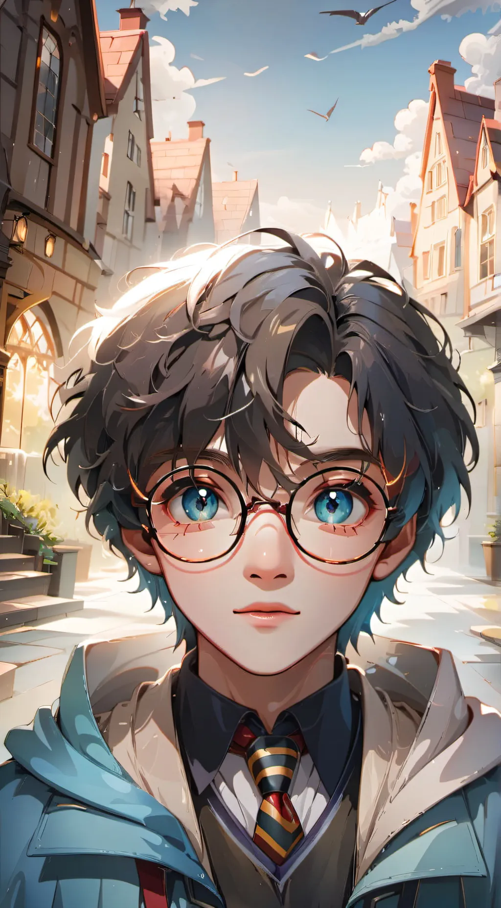 ai character: Harry Potter background