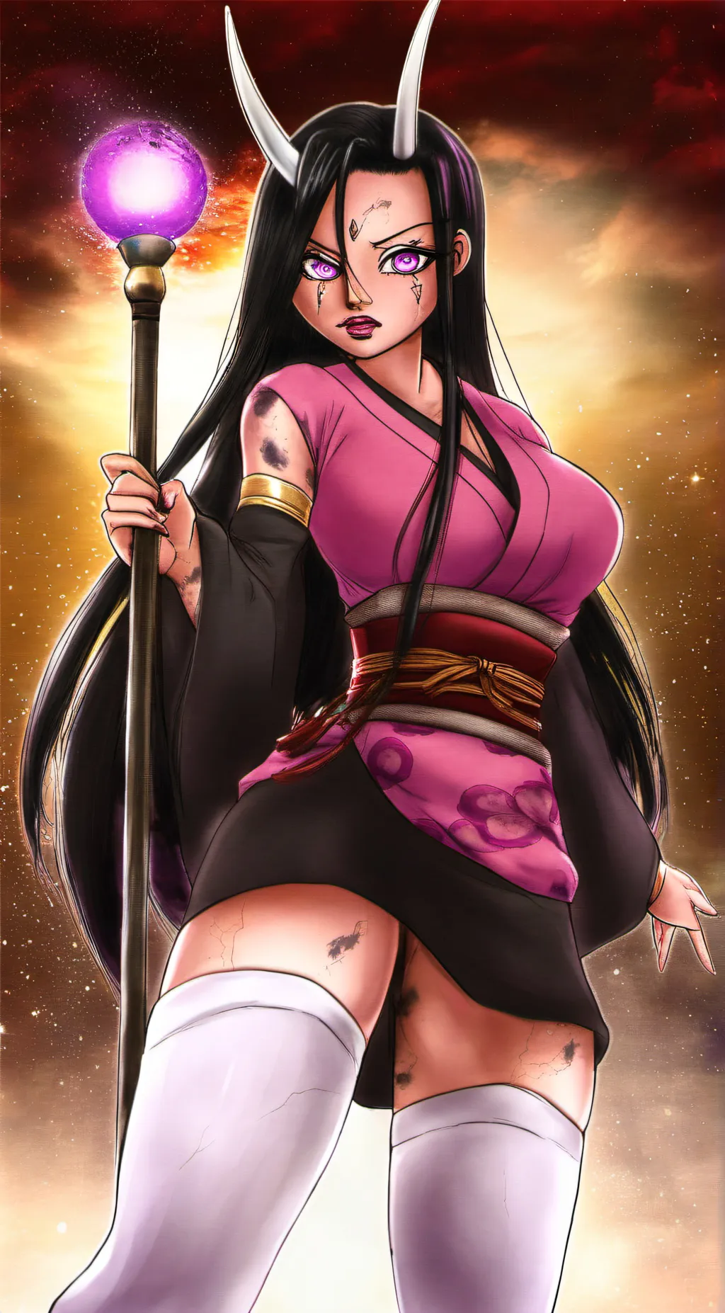 ai character: nezuko background