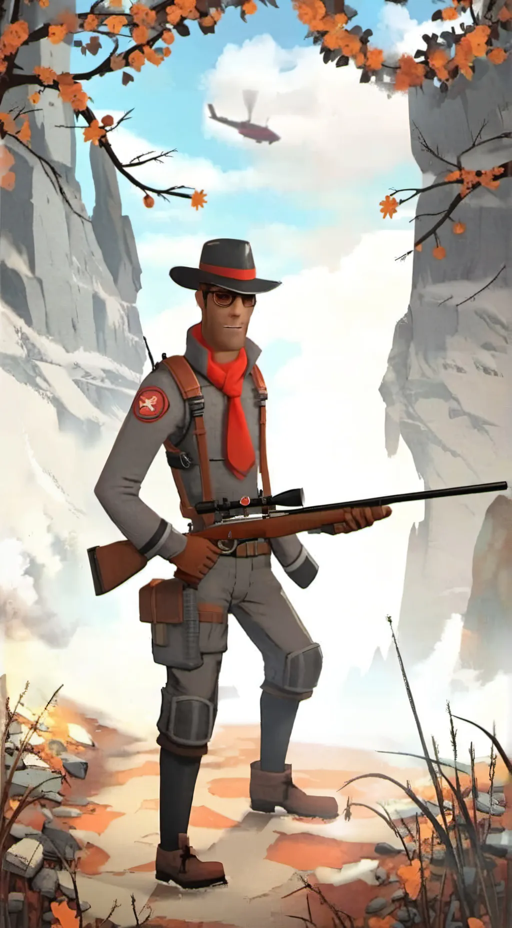 ai character: Sniper background