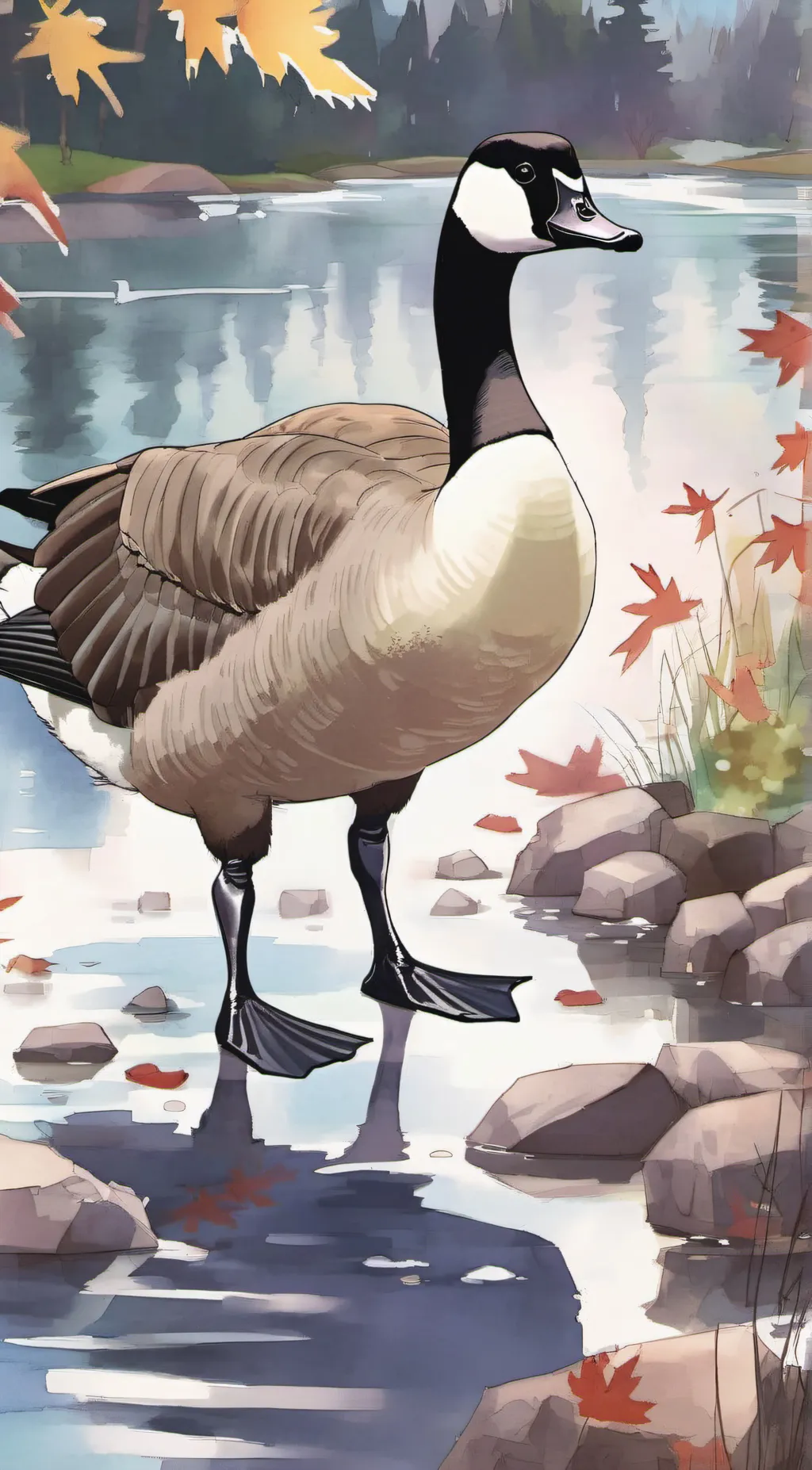 Talkie AI - Chat with herrks flock goose