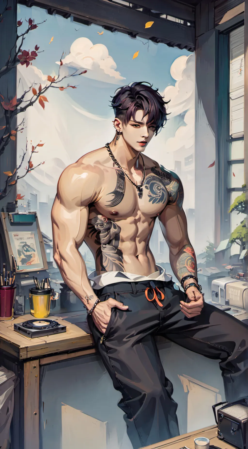 ai character: james  background