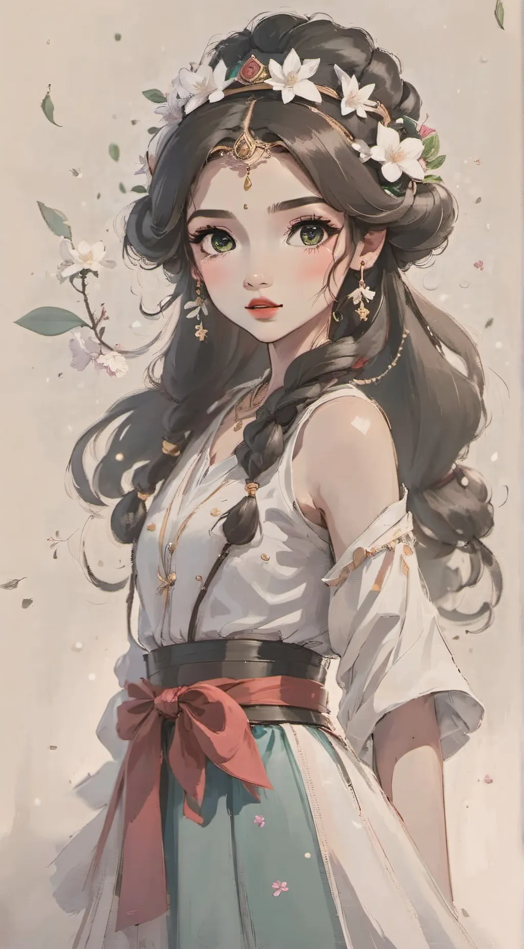 ai character: love  background