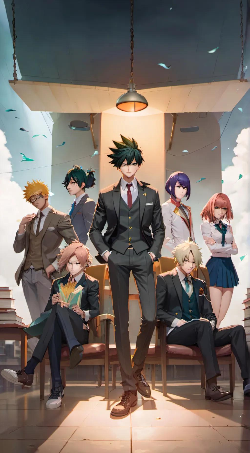 ai character: You meet class 1-A background