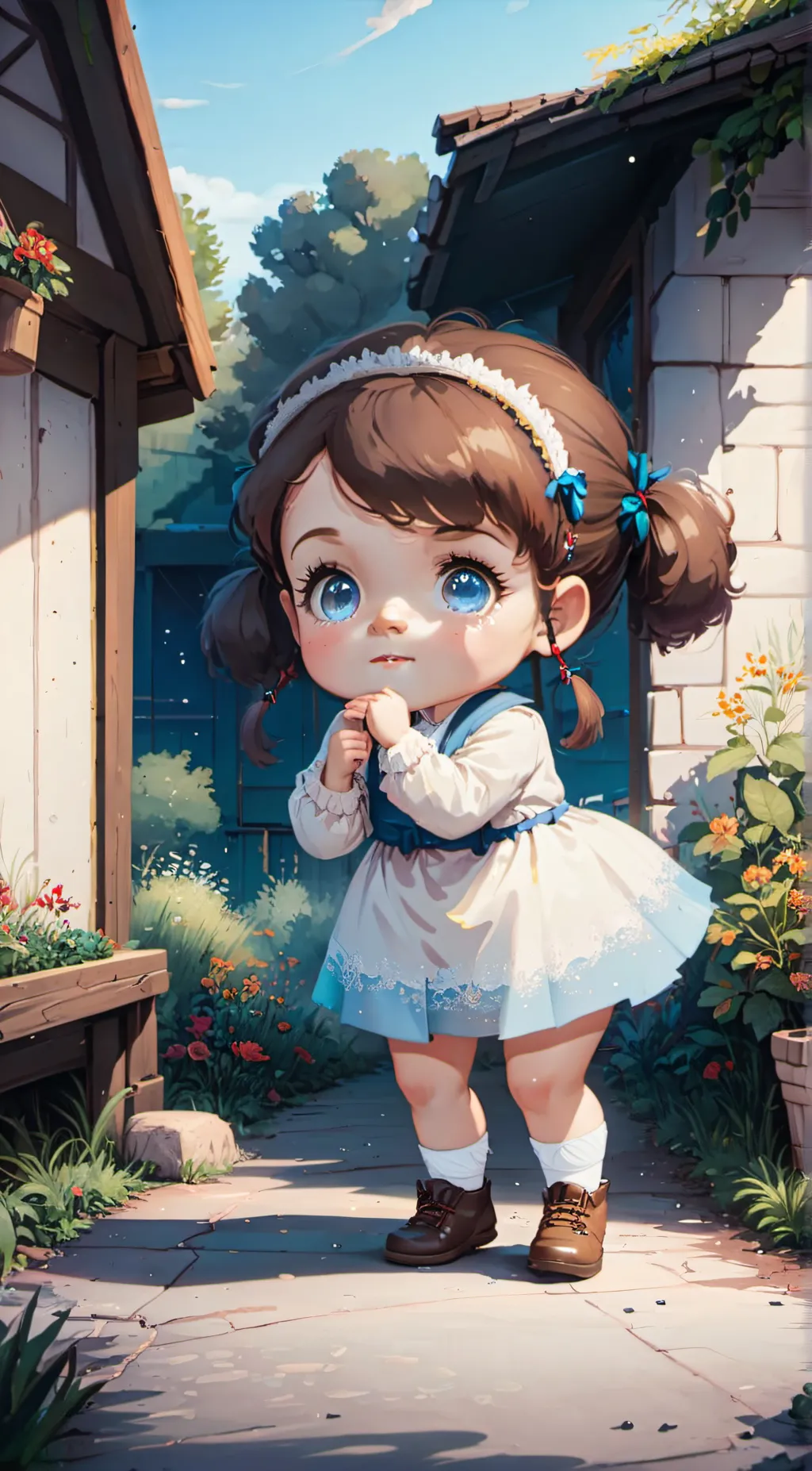 ai character: Lily background