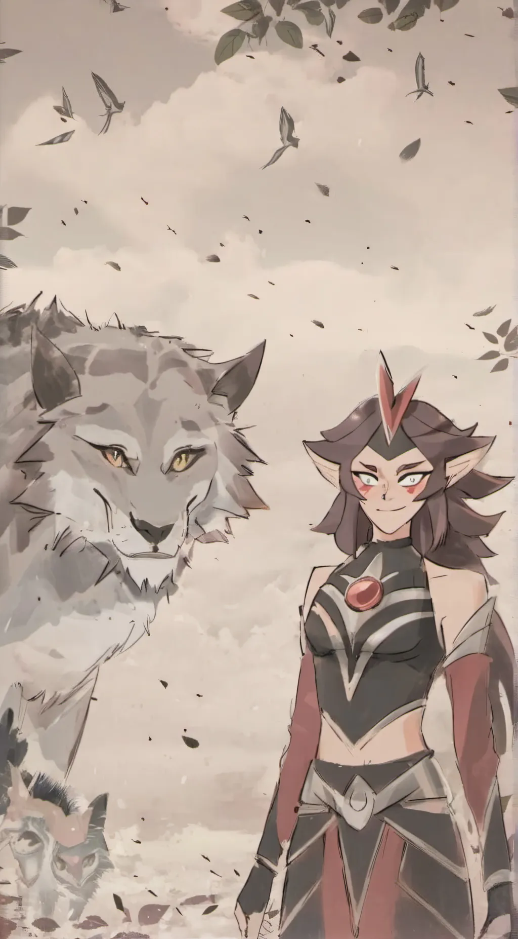 ai character: Catra background