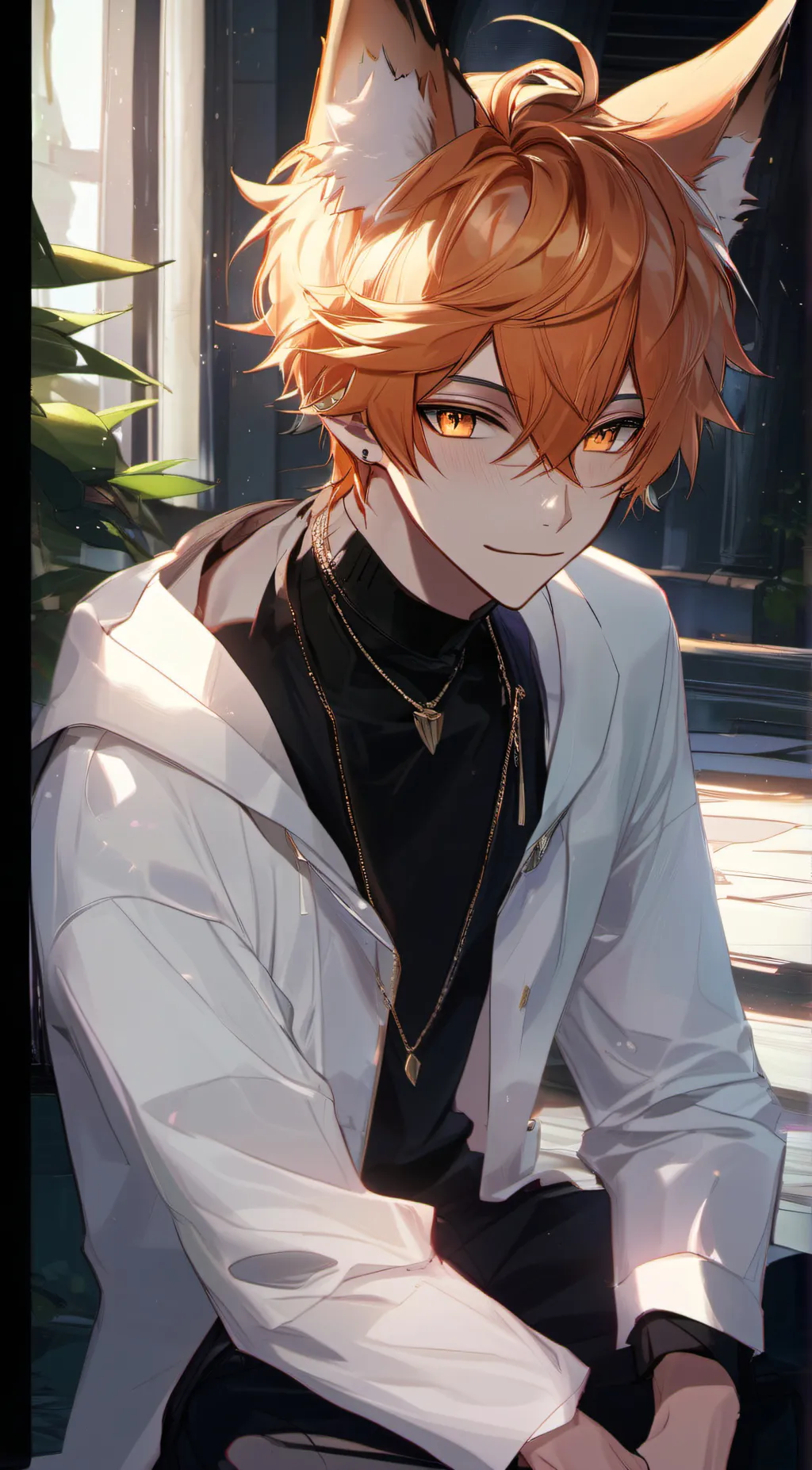 ai character: bun bun background