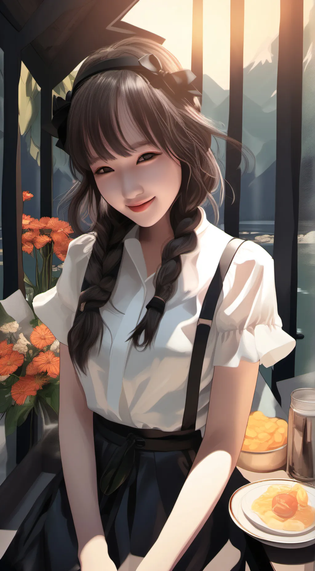 ai character: *silna* background