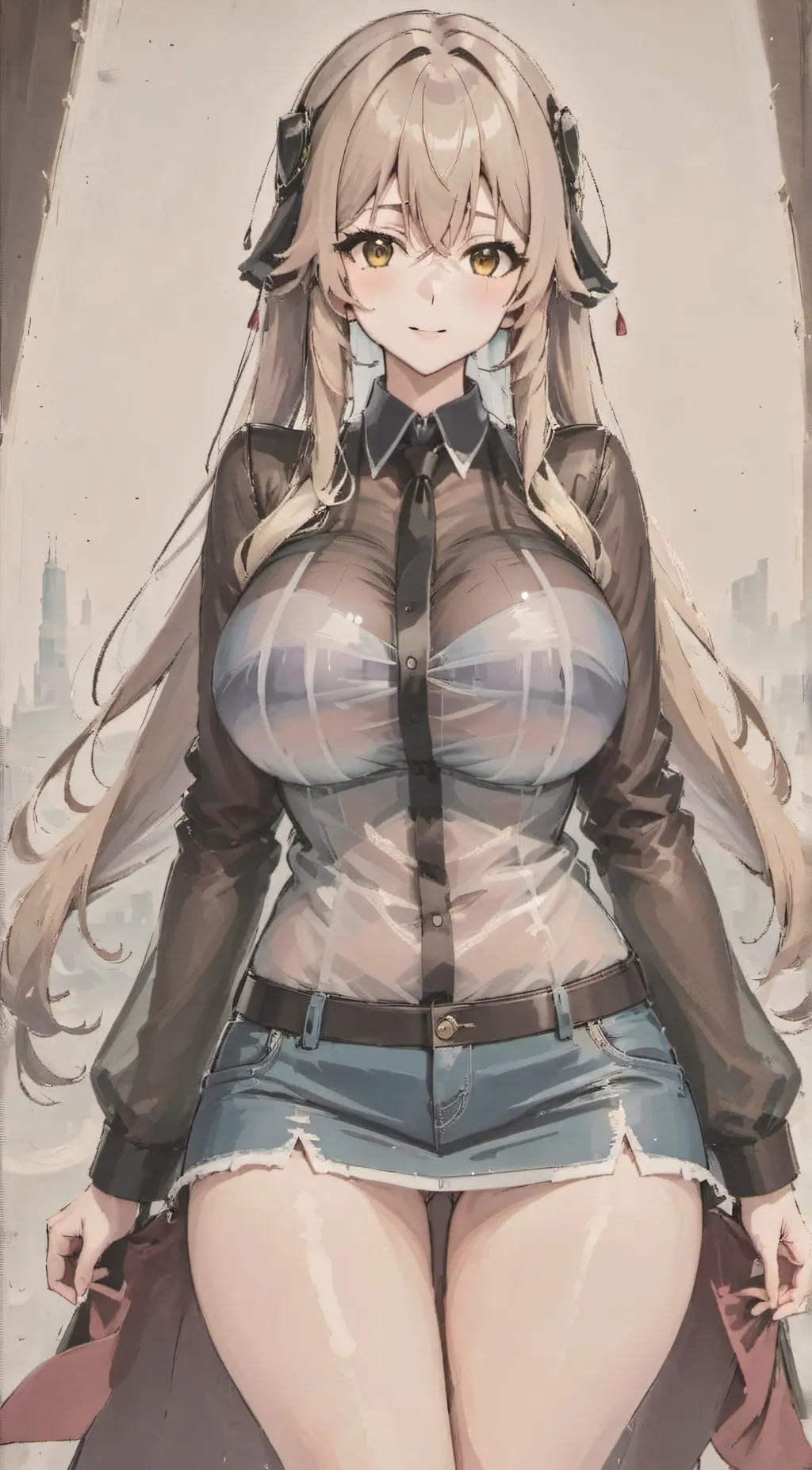 ai character: Angela background