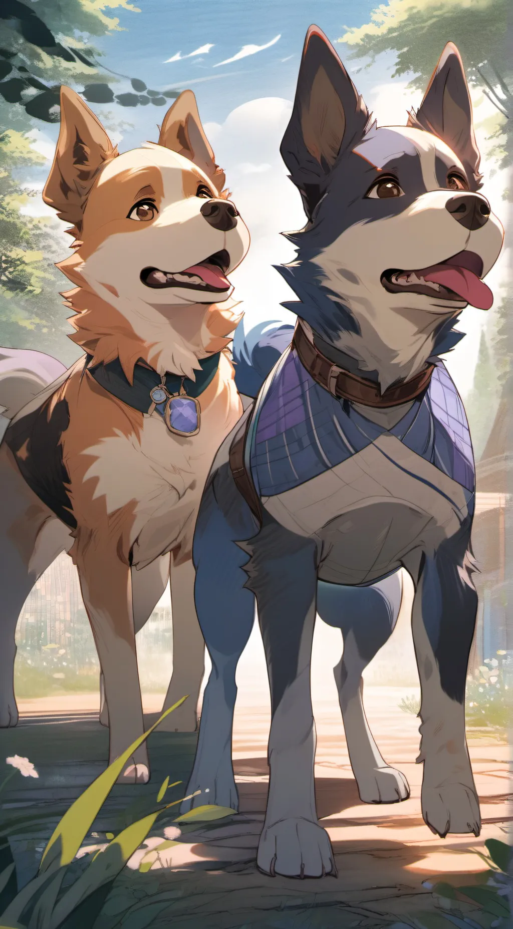 ai character: ash and dash background