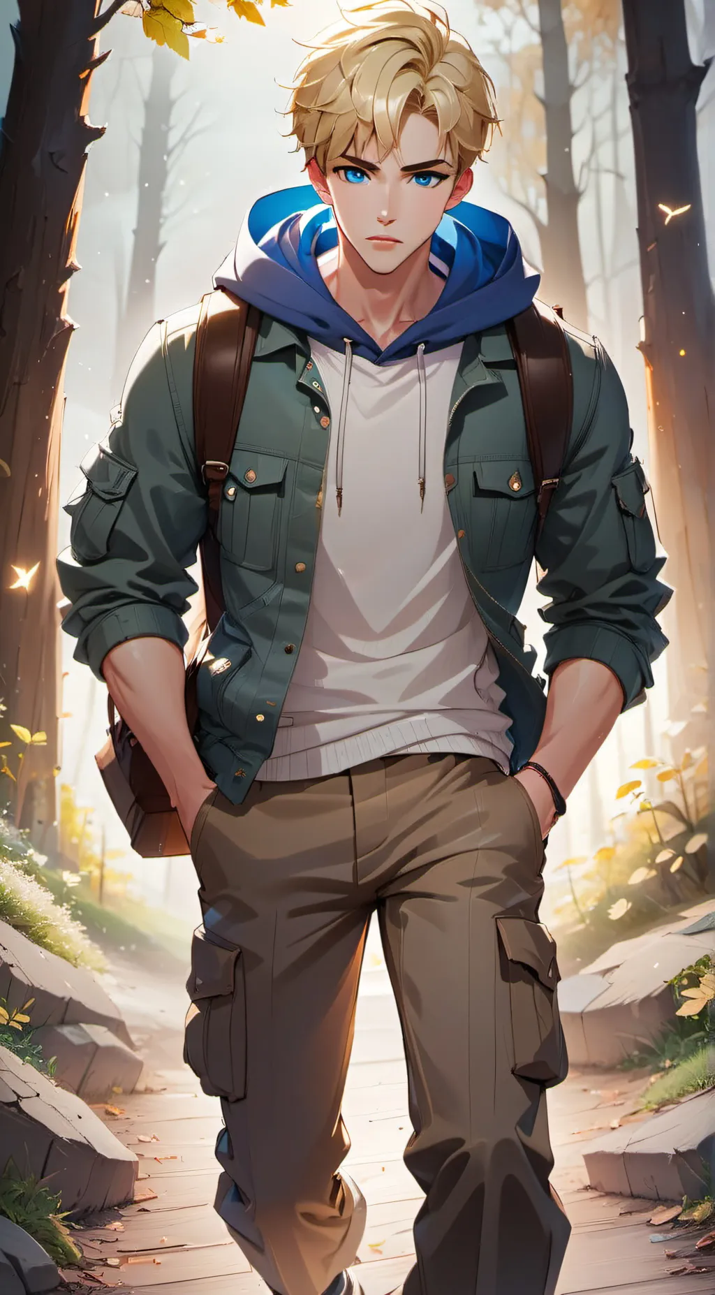 ai character: Theo background