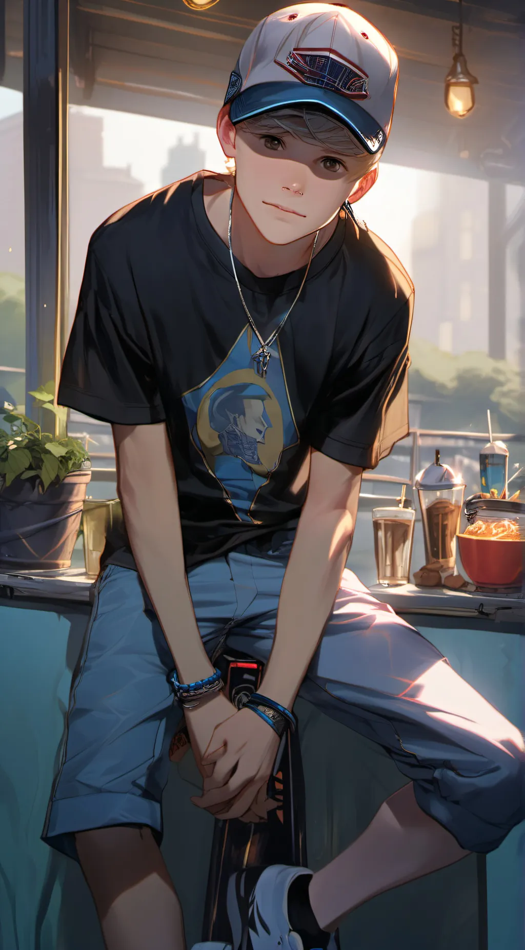 ai character: conner background