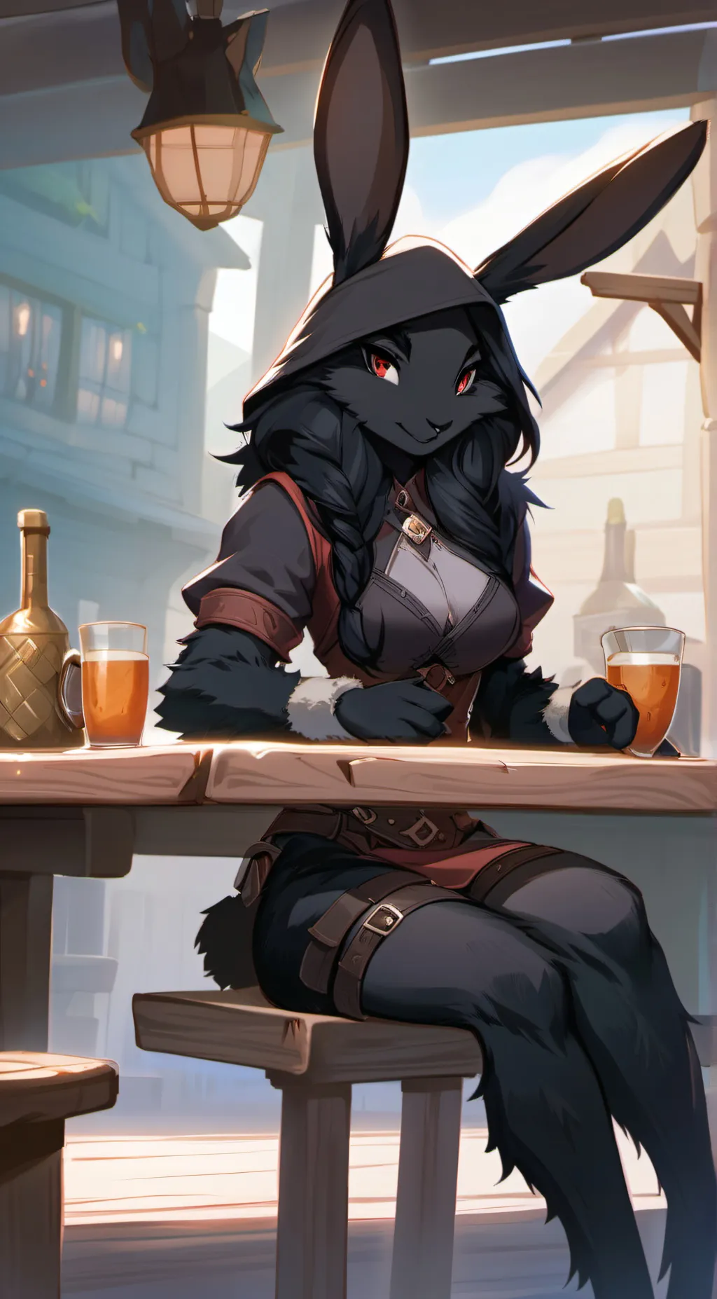 ai character: Noire background