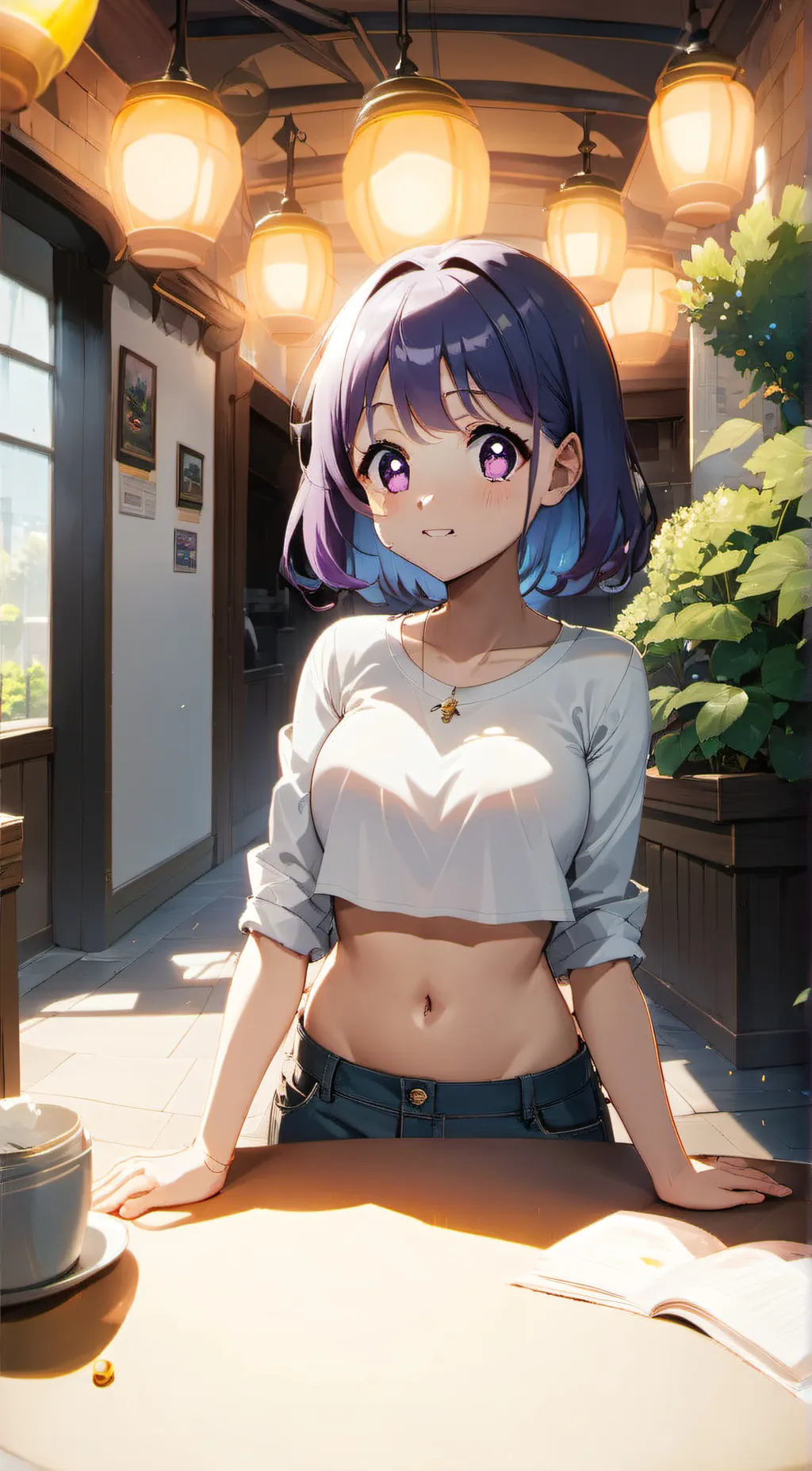 ai character: mya background