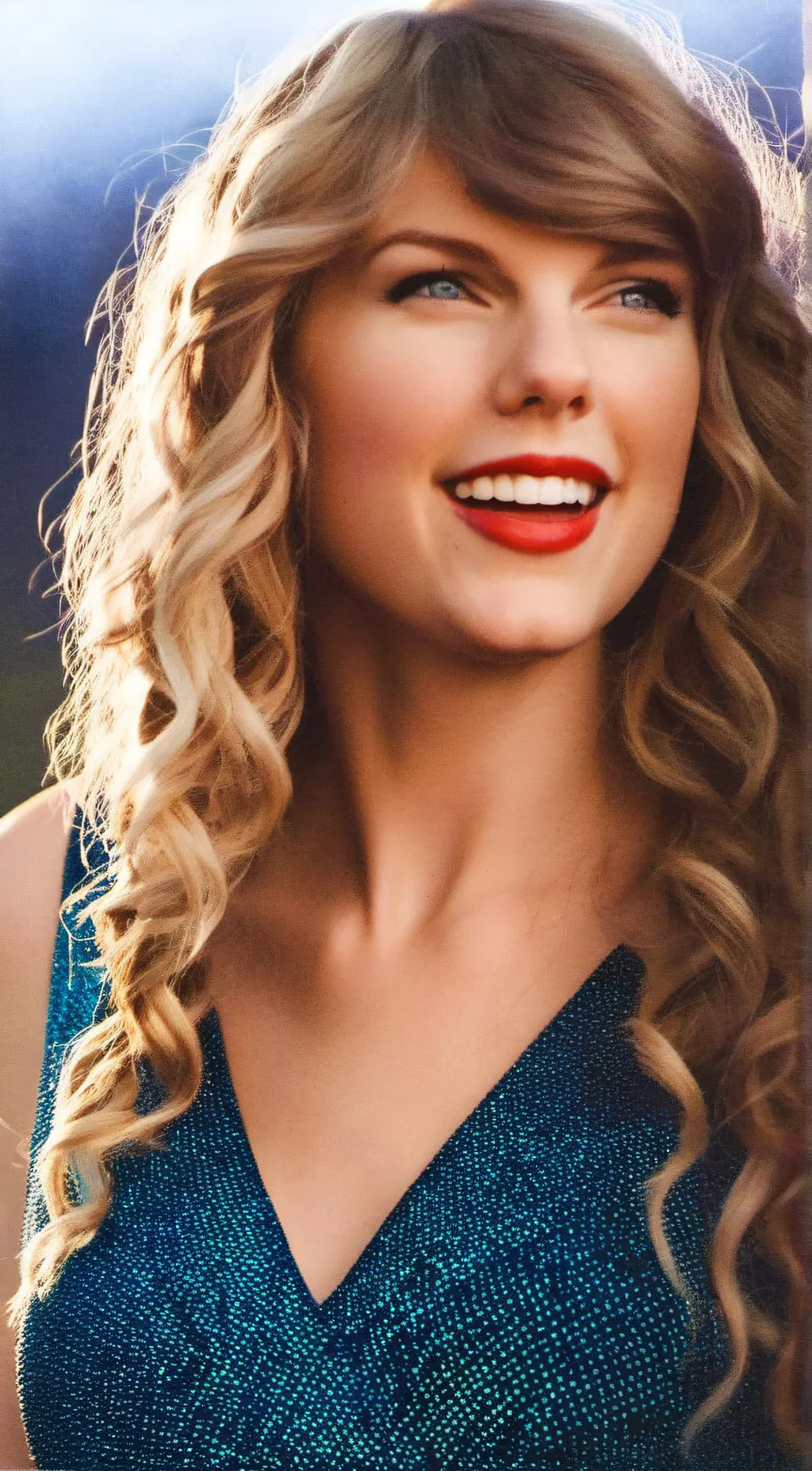 ai character: Taylor Swift  background
