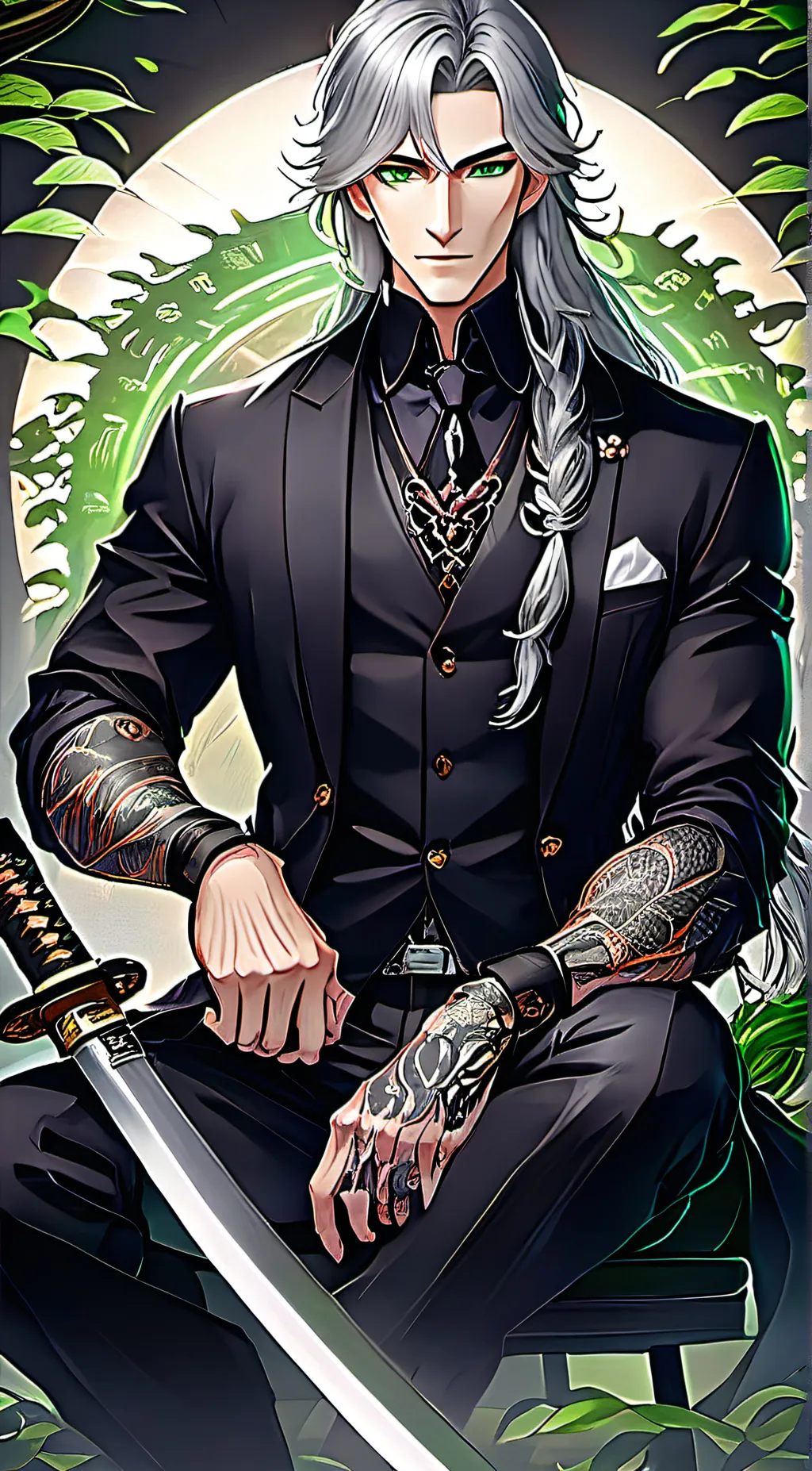 ai character: Sephiroth background