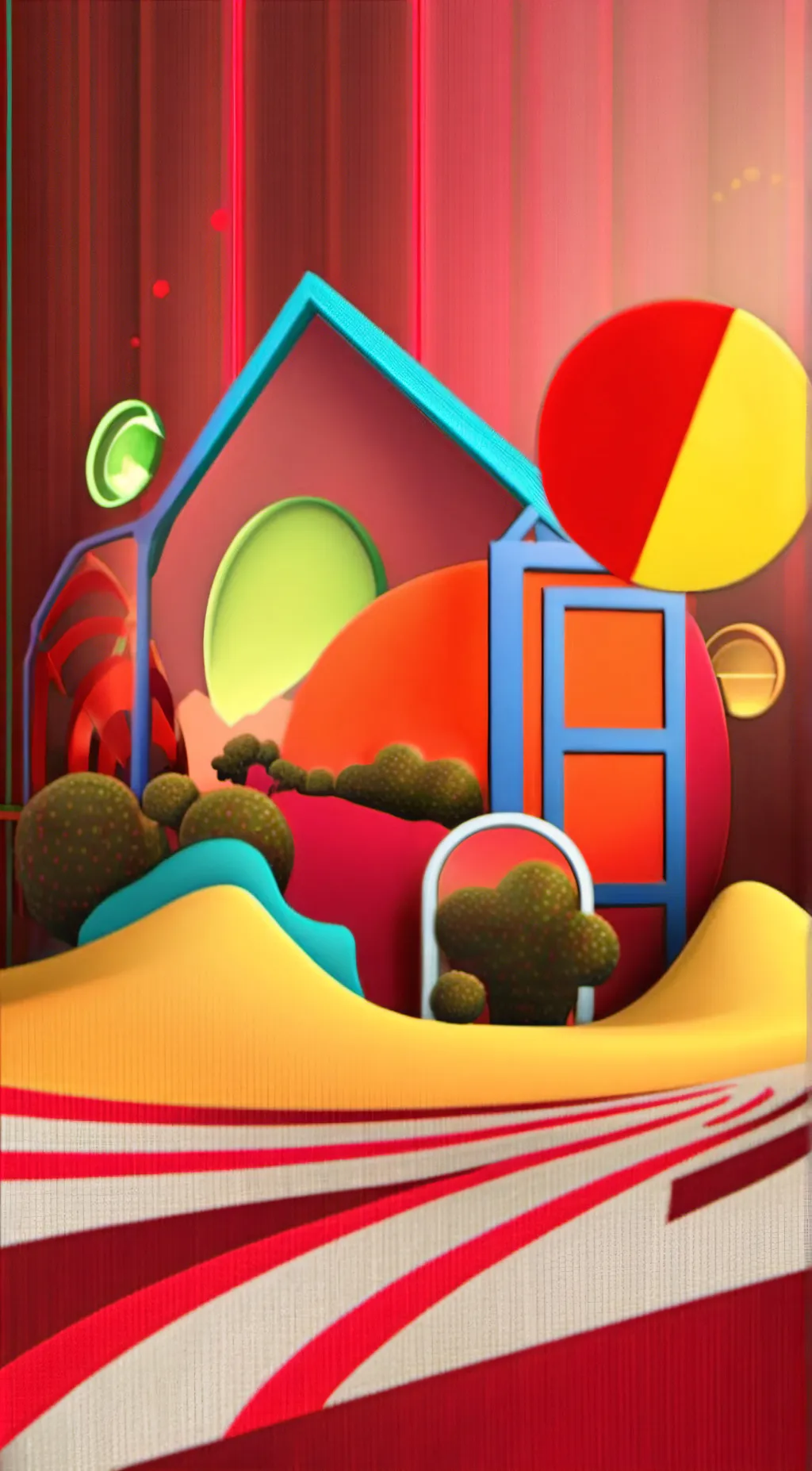 ai character: Digital Circus background