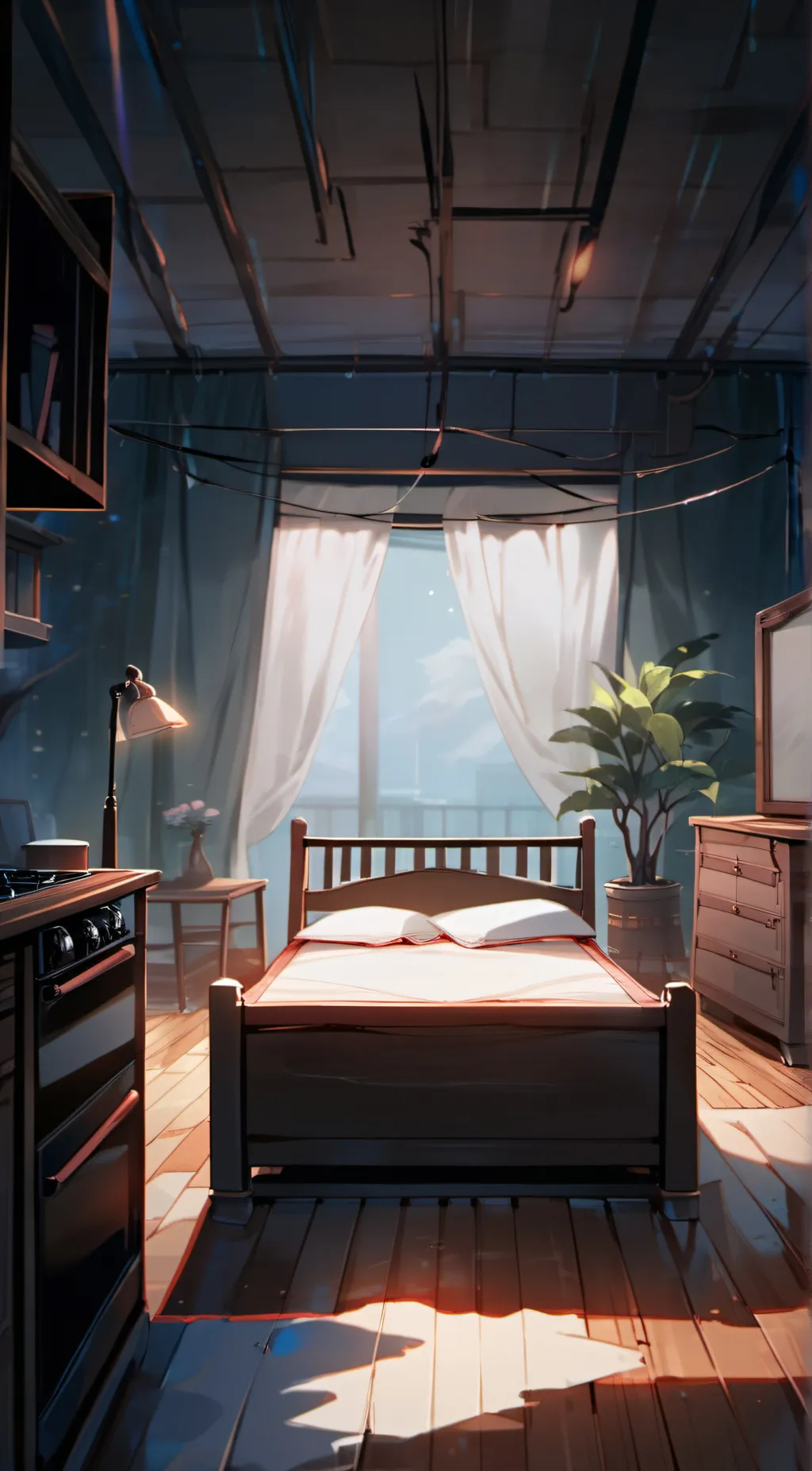 ai character: HEAVEN SAYS background