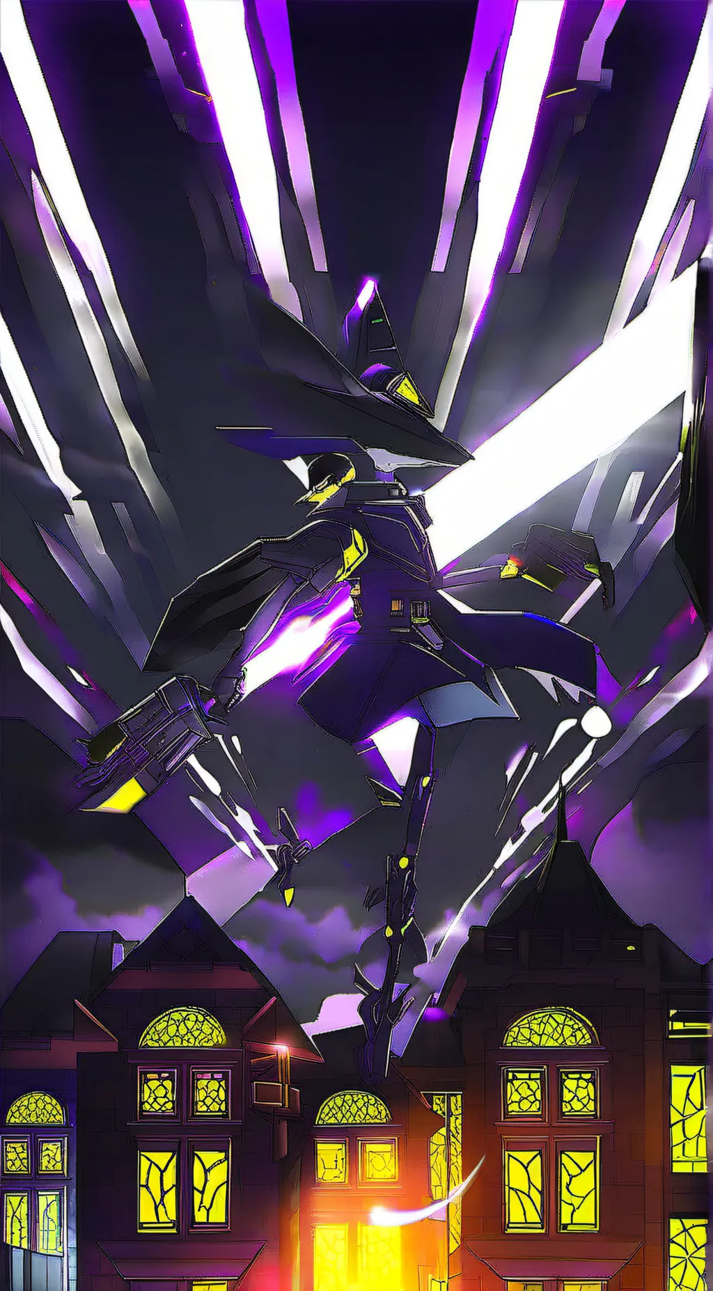 ai character: titan tv man background