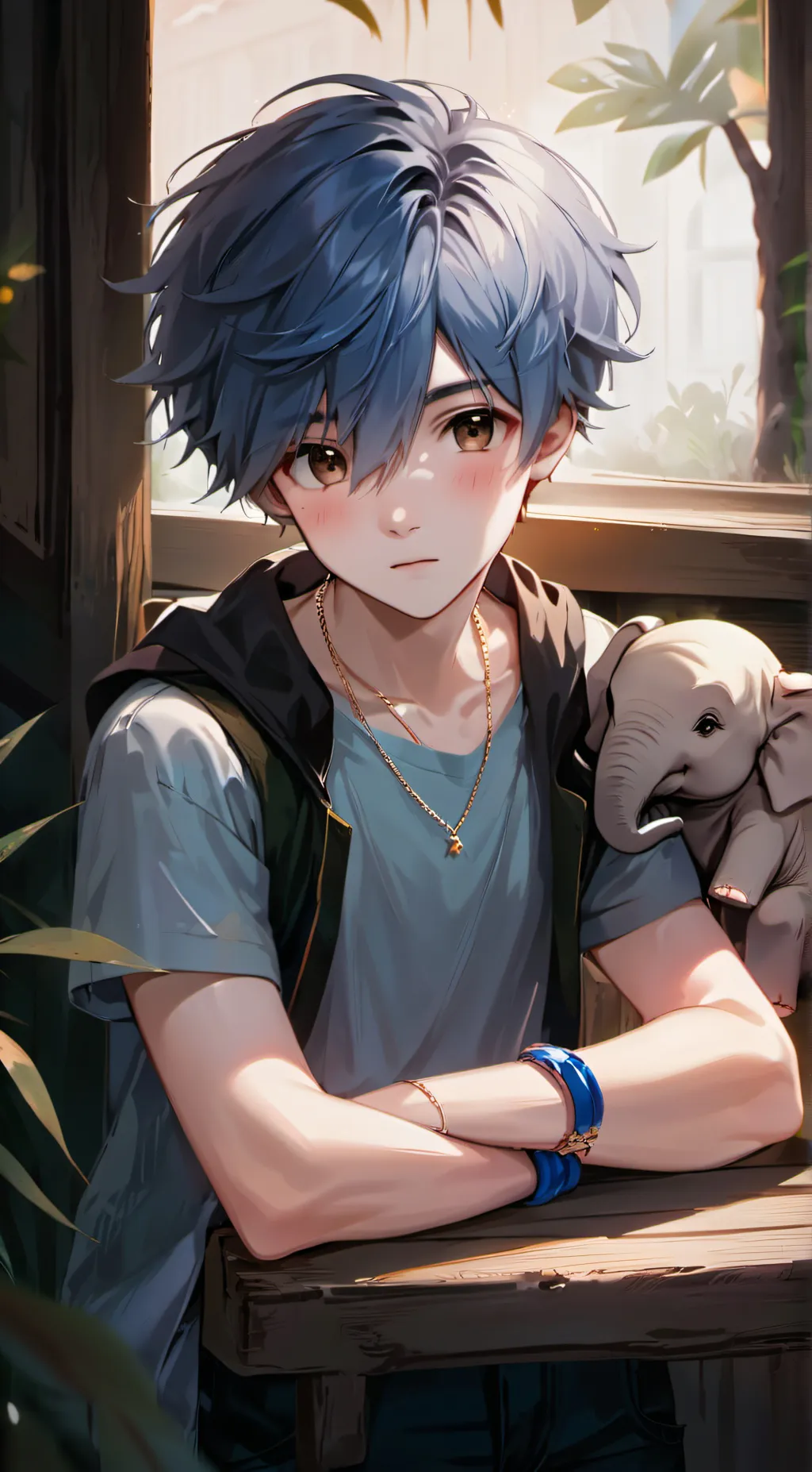 ai character: Kyle  background