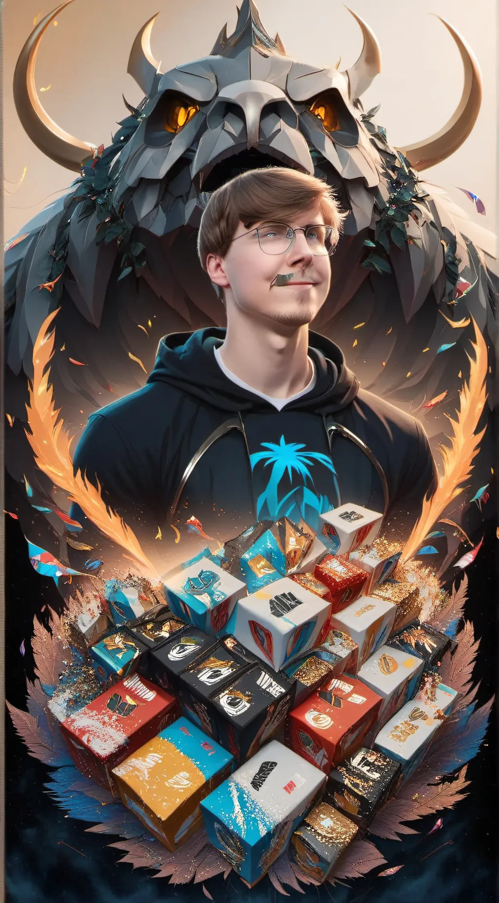 ai character: nr beast background