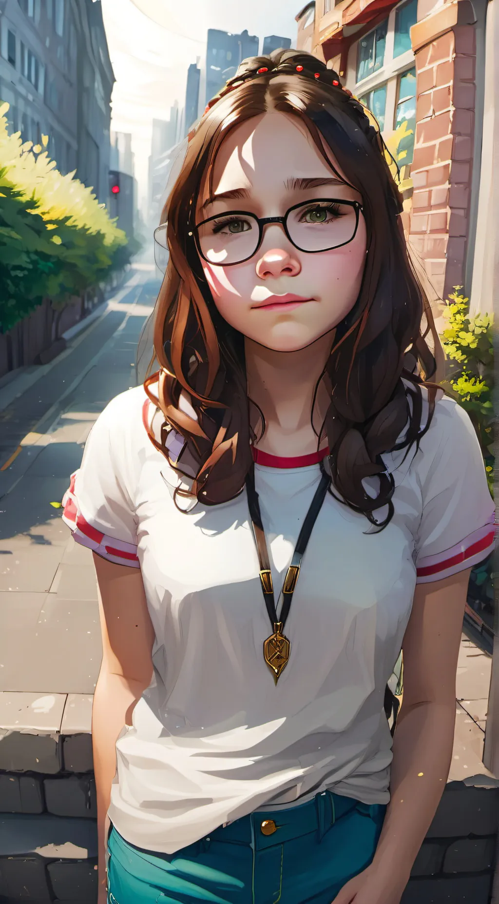 ai character: Amelia Grensle background