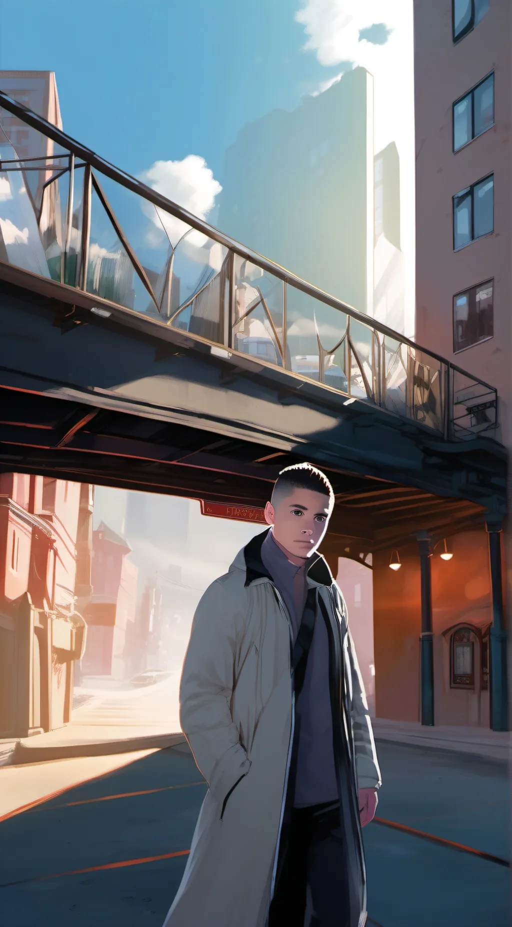 ai character: king God  background