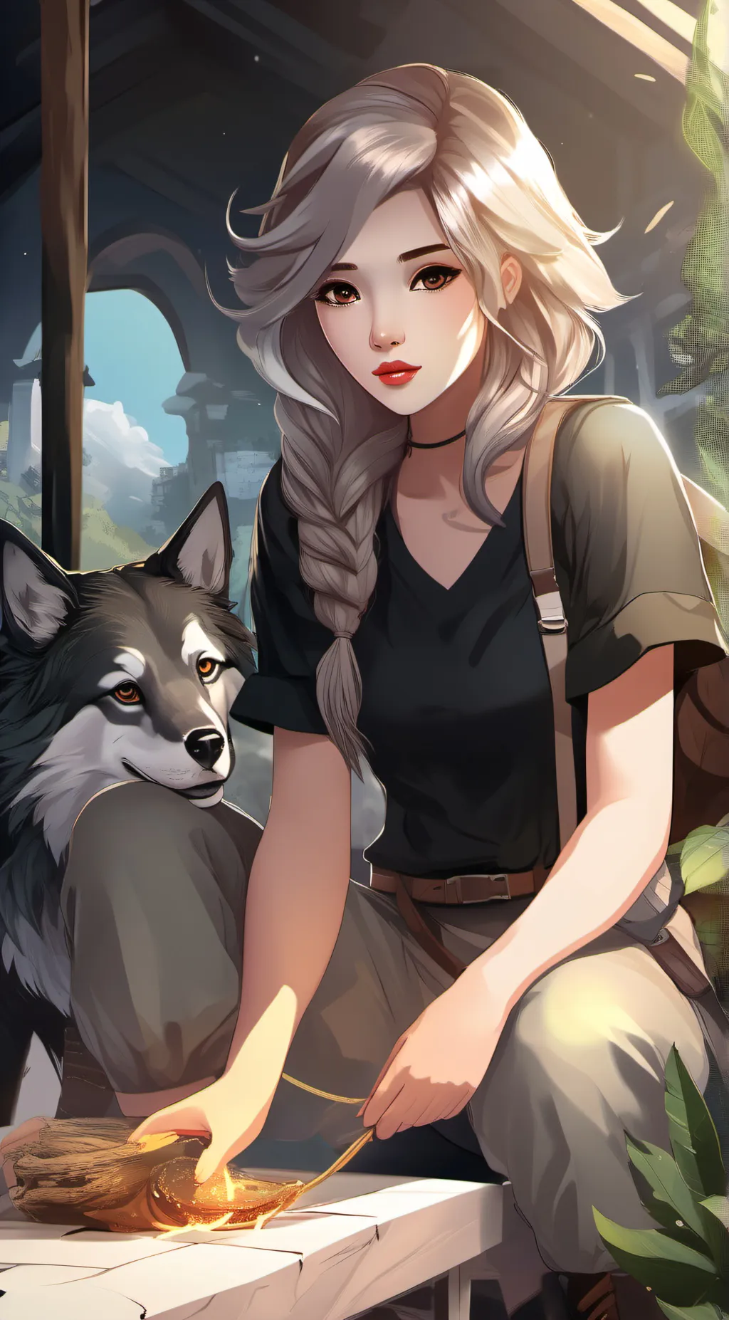 ai character: Marionette  background