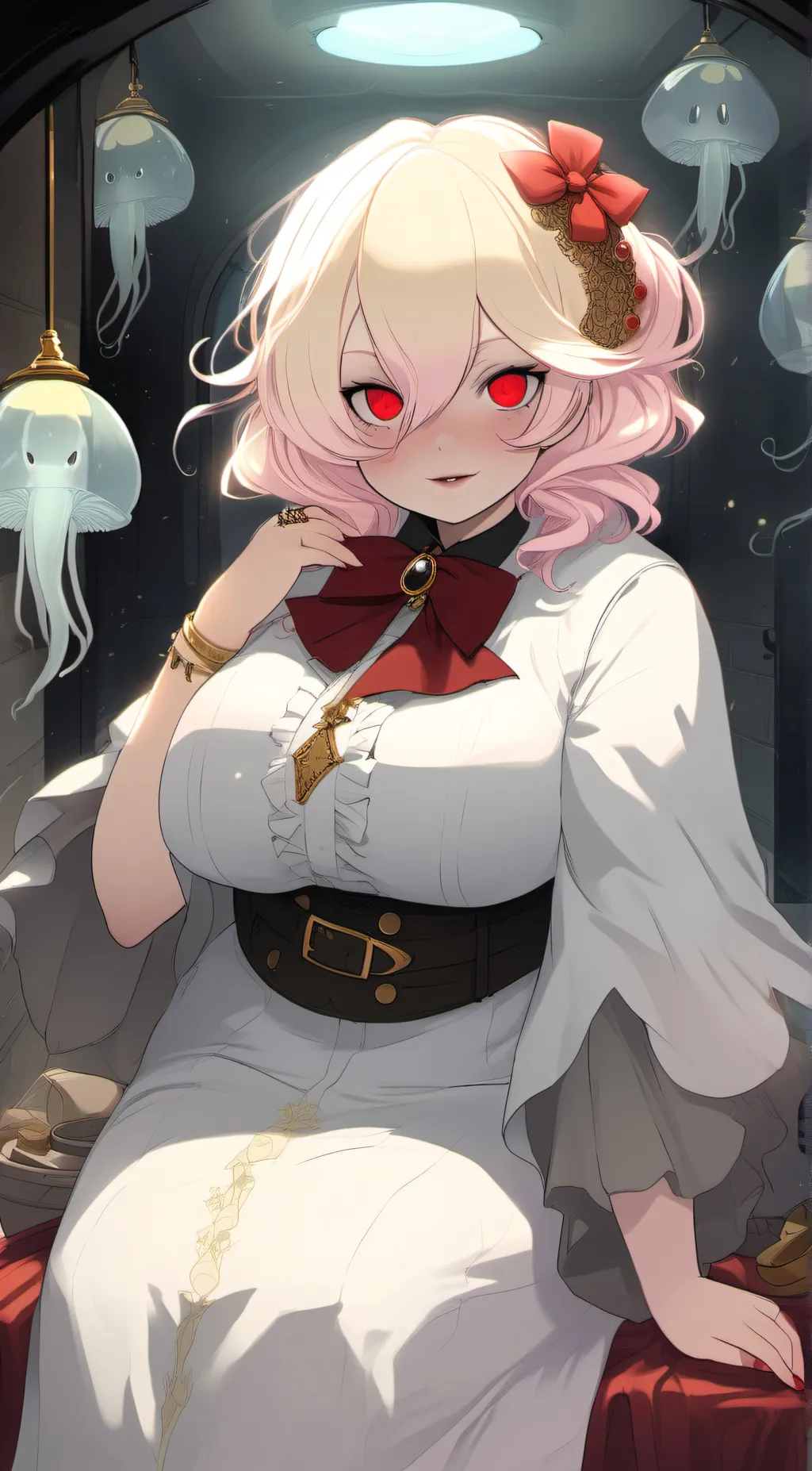 ai character: Your girlfriend.. background