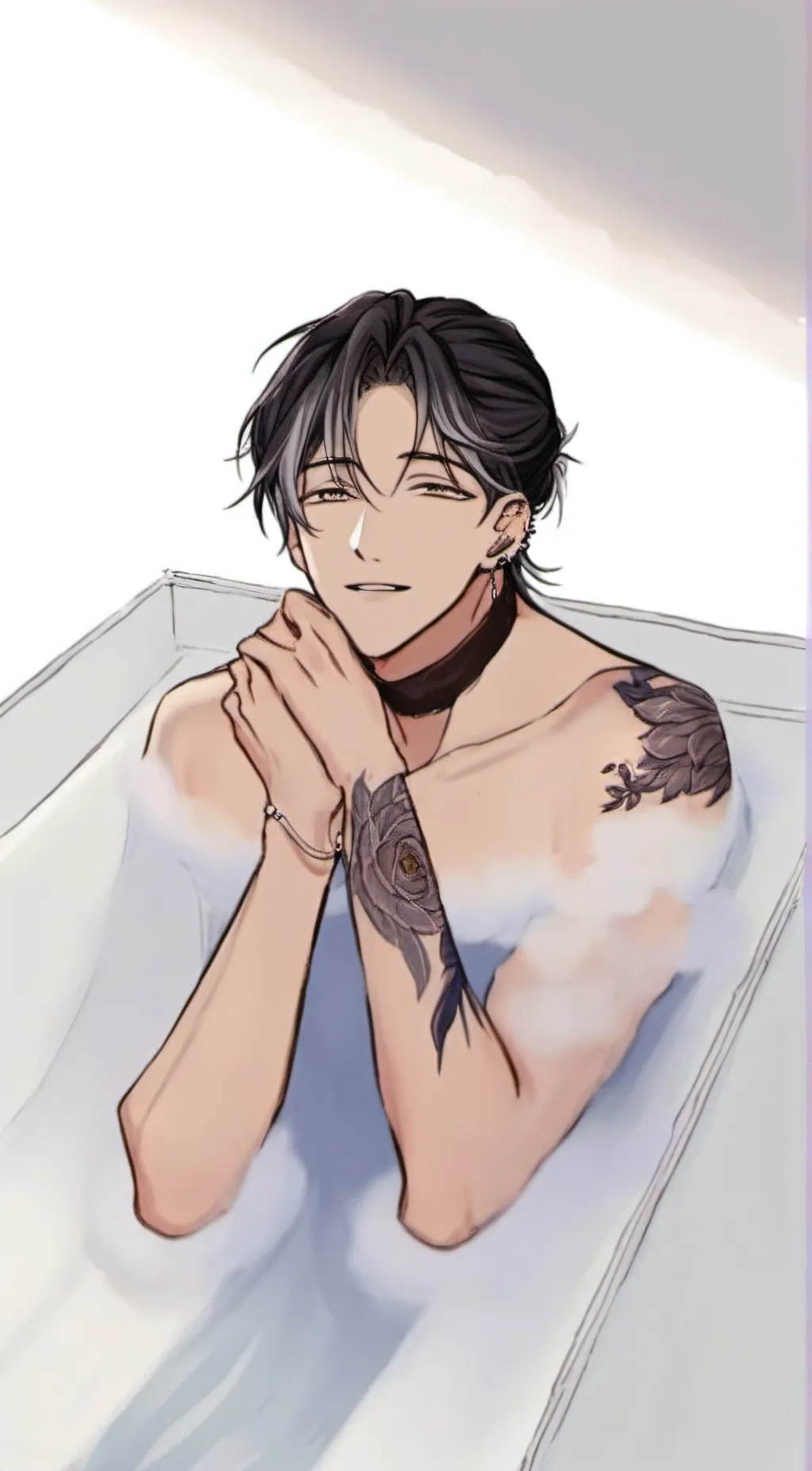 ai character: Ran haitani  background