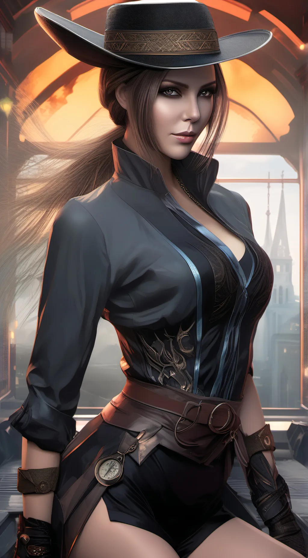 ai character: Luna background