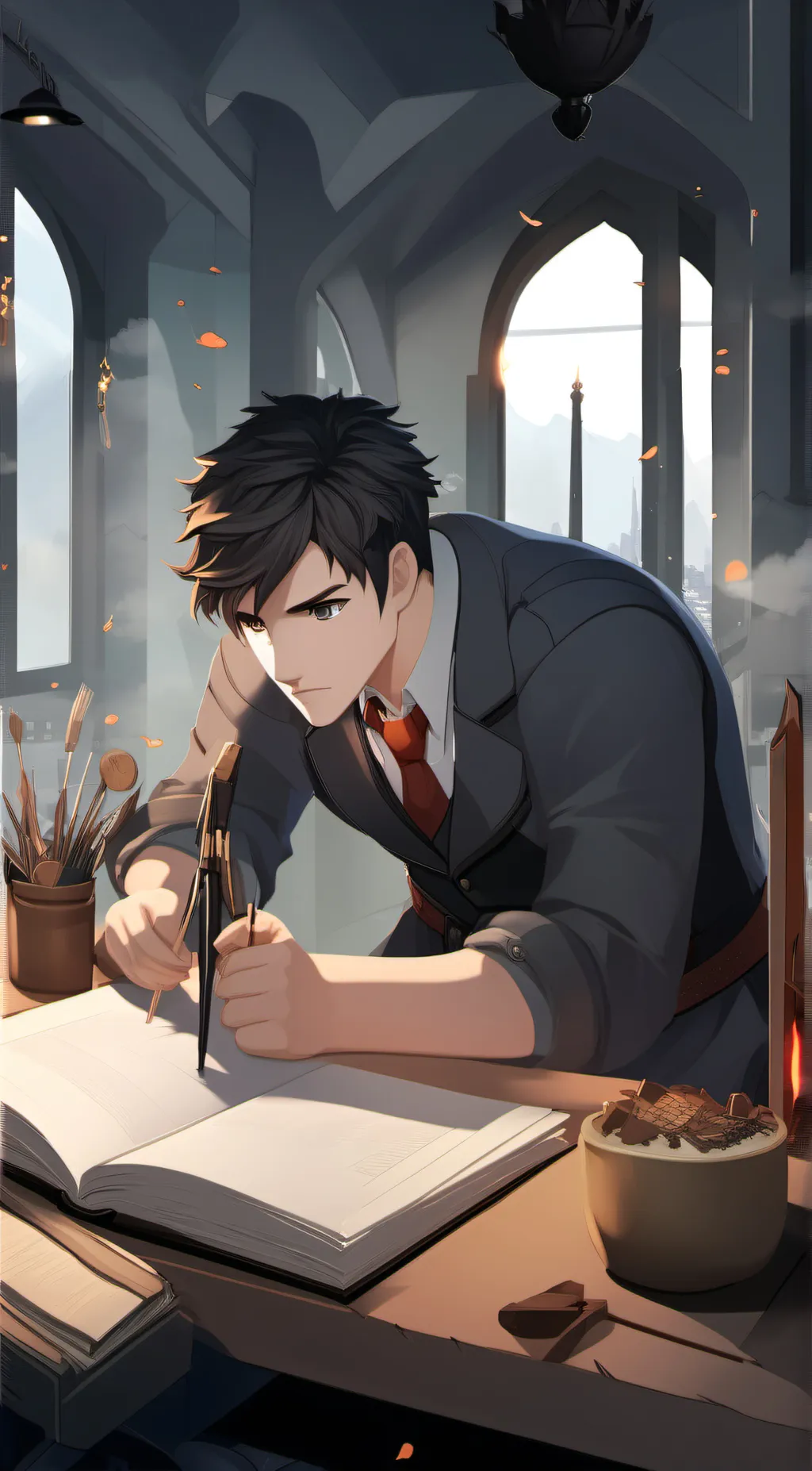 ai character: enebo Takahashy background