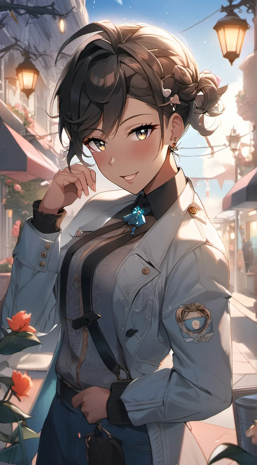 ai character: Ricky  background