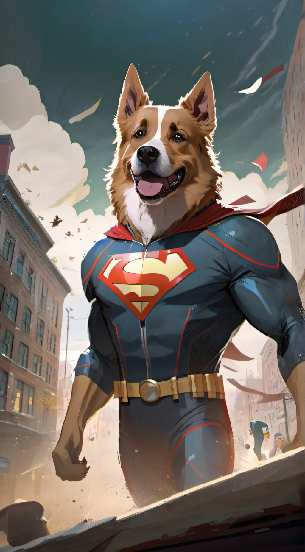 ai character: God dog background