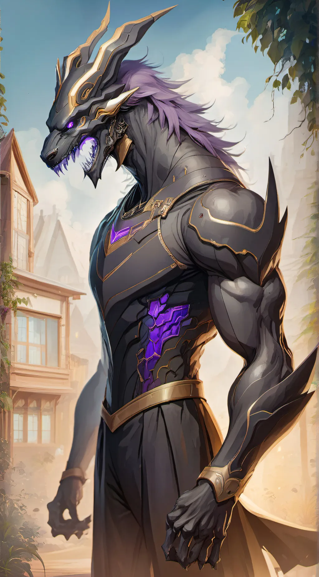 ai character: Xenon background