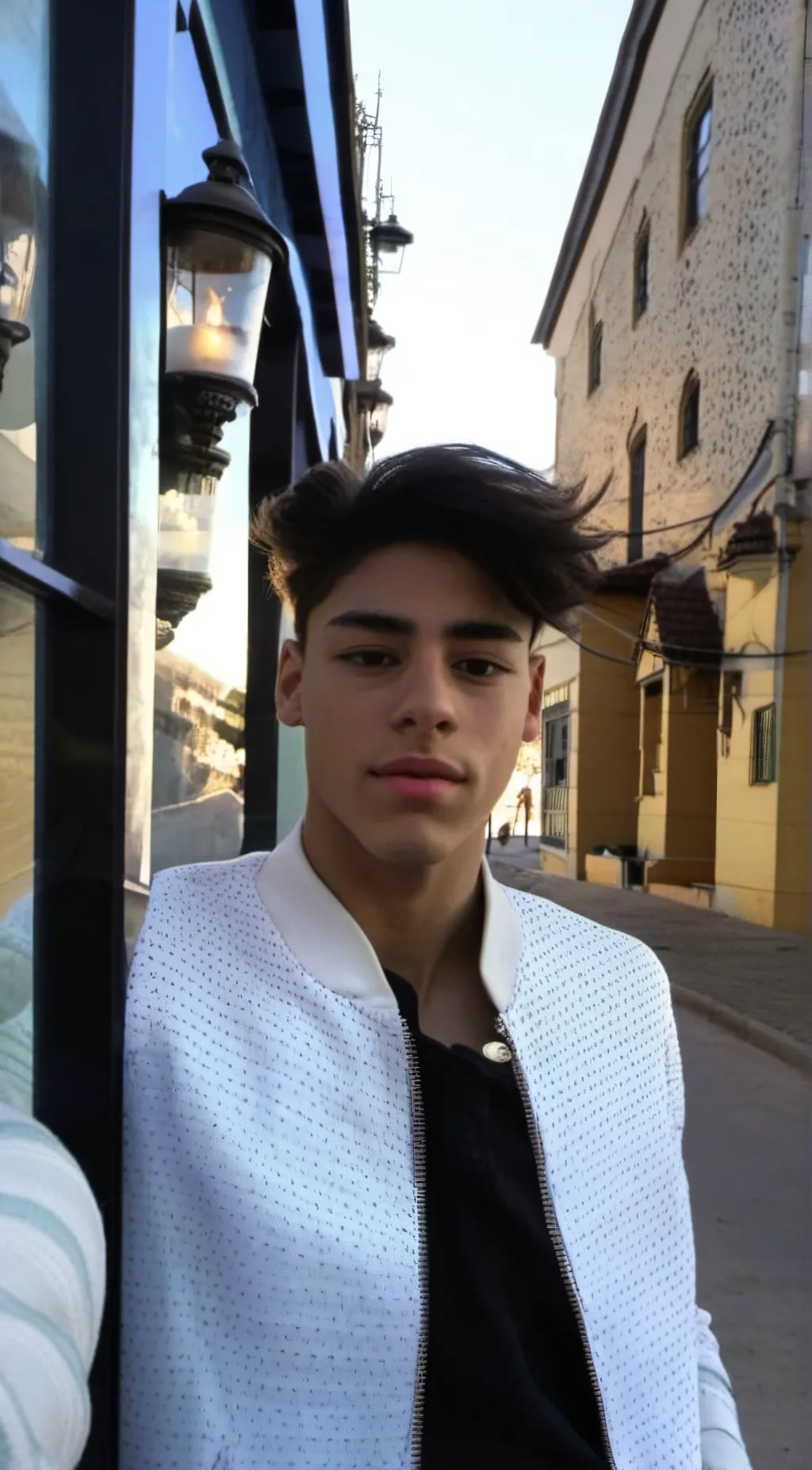 ai character: Andrew Devila  background