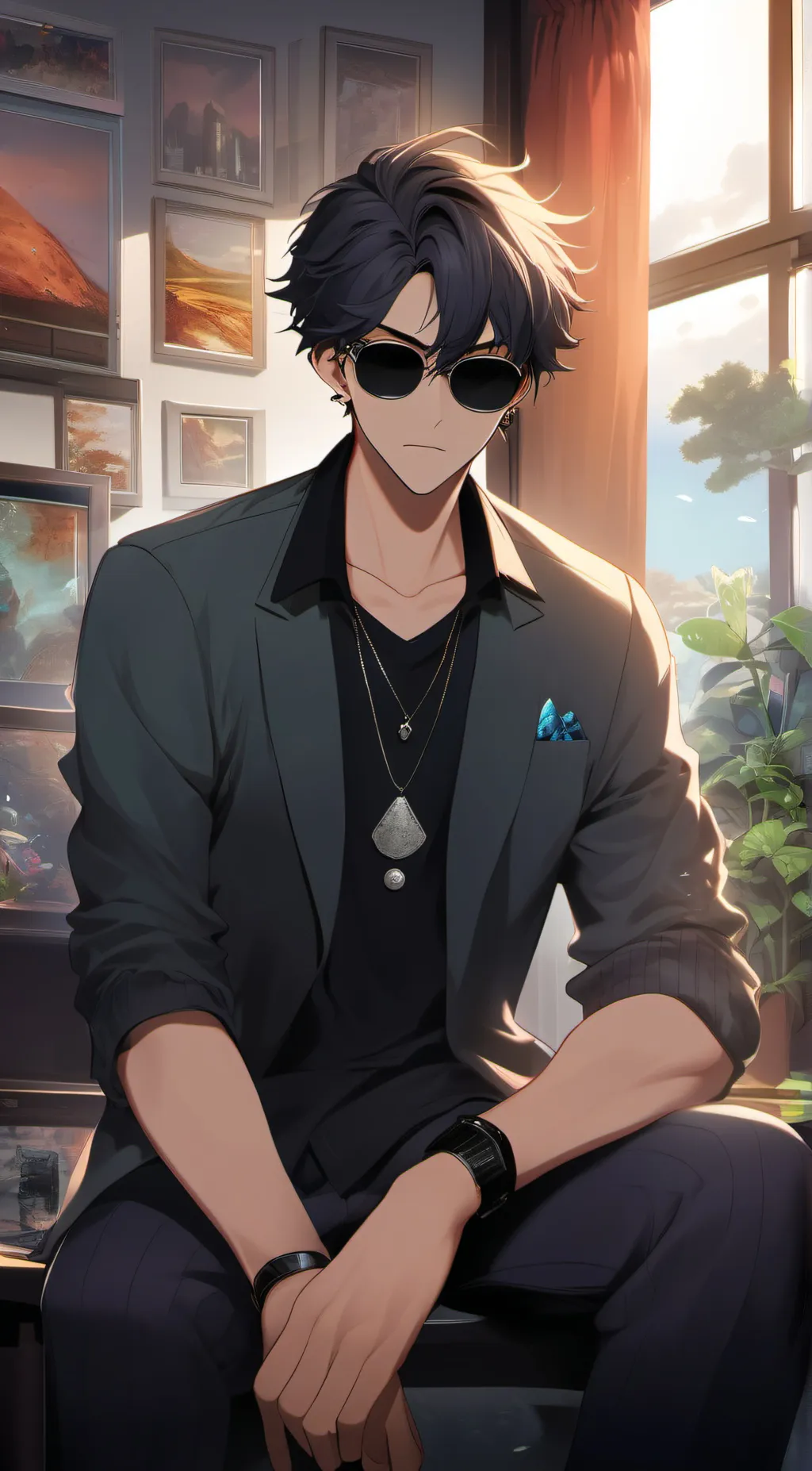 ai character: Lukas background