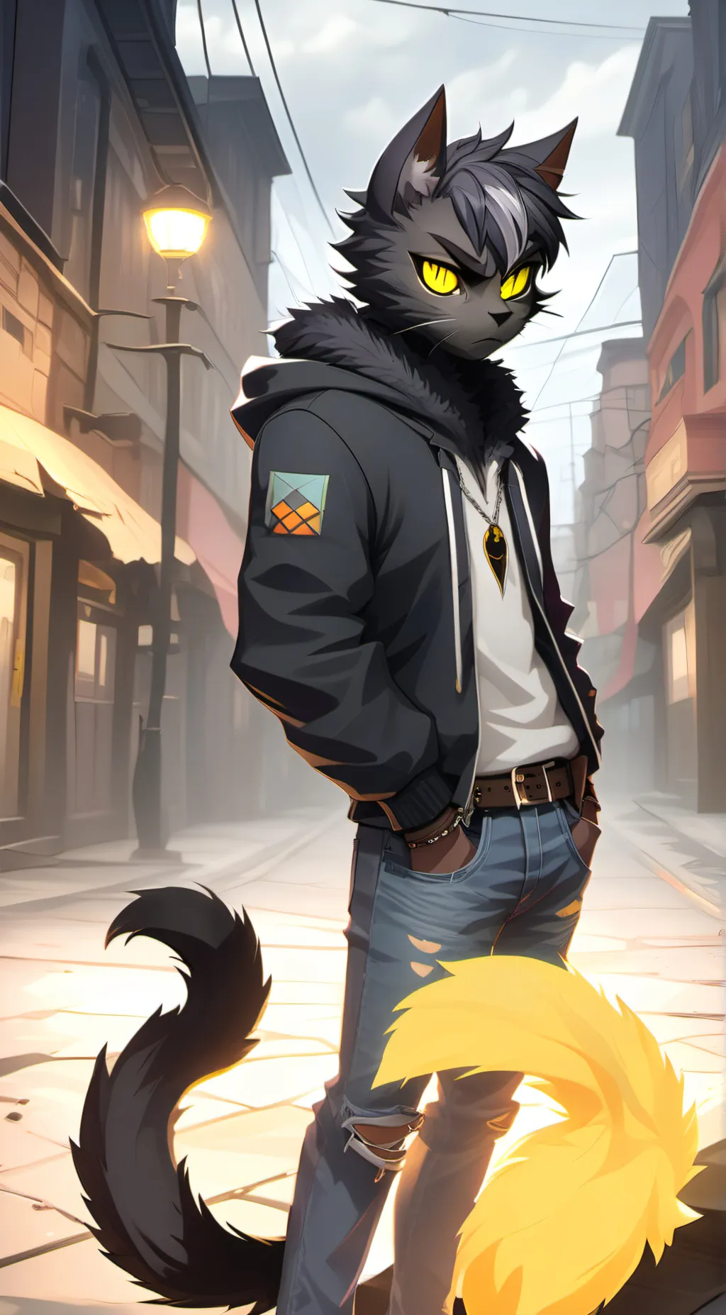 ai character: Max background