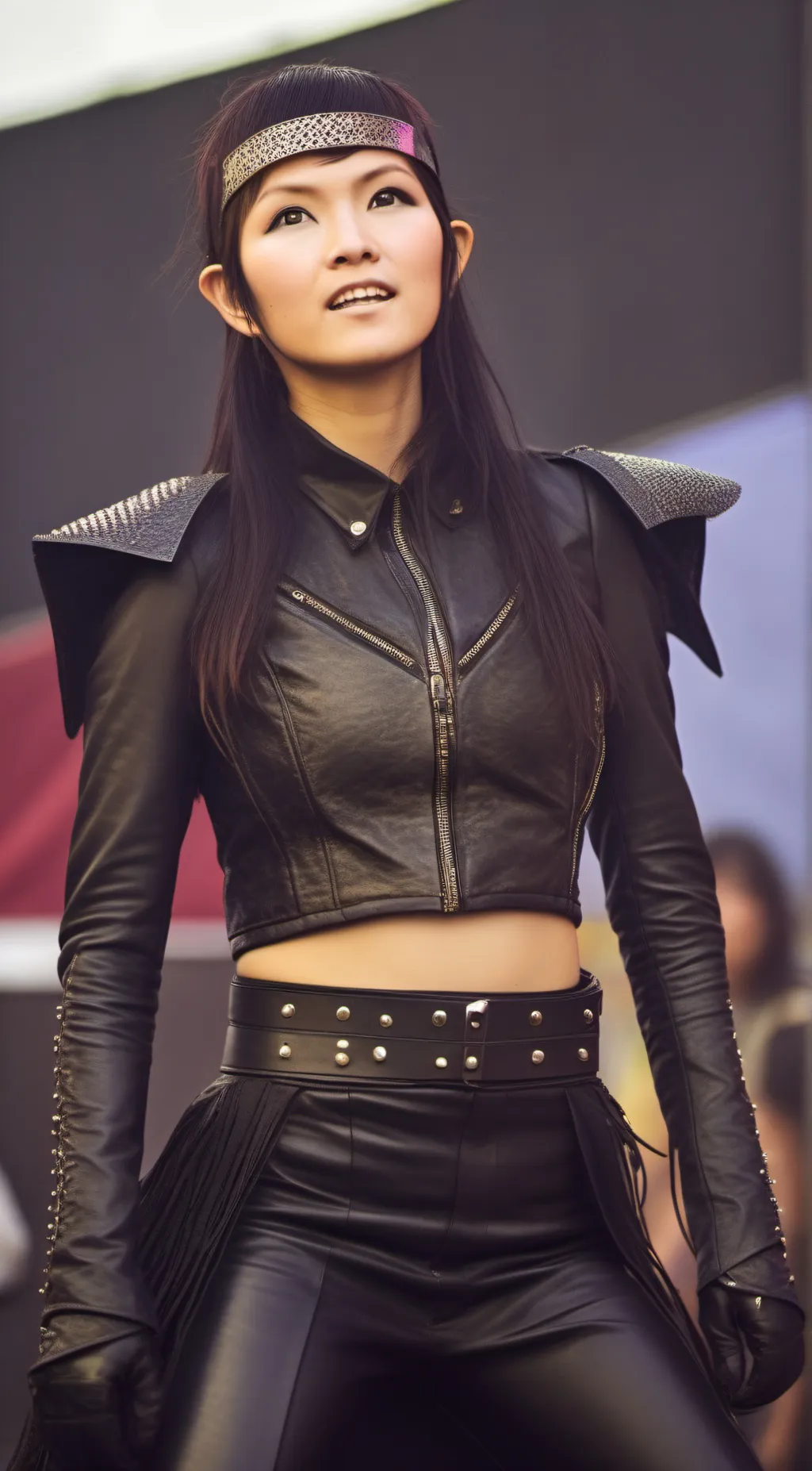 ai character: Su-metal  background